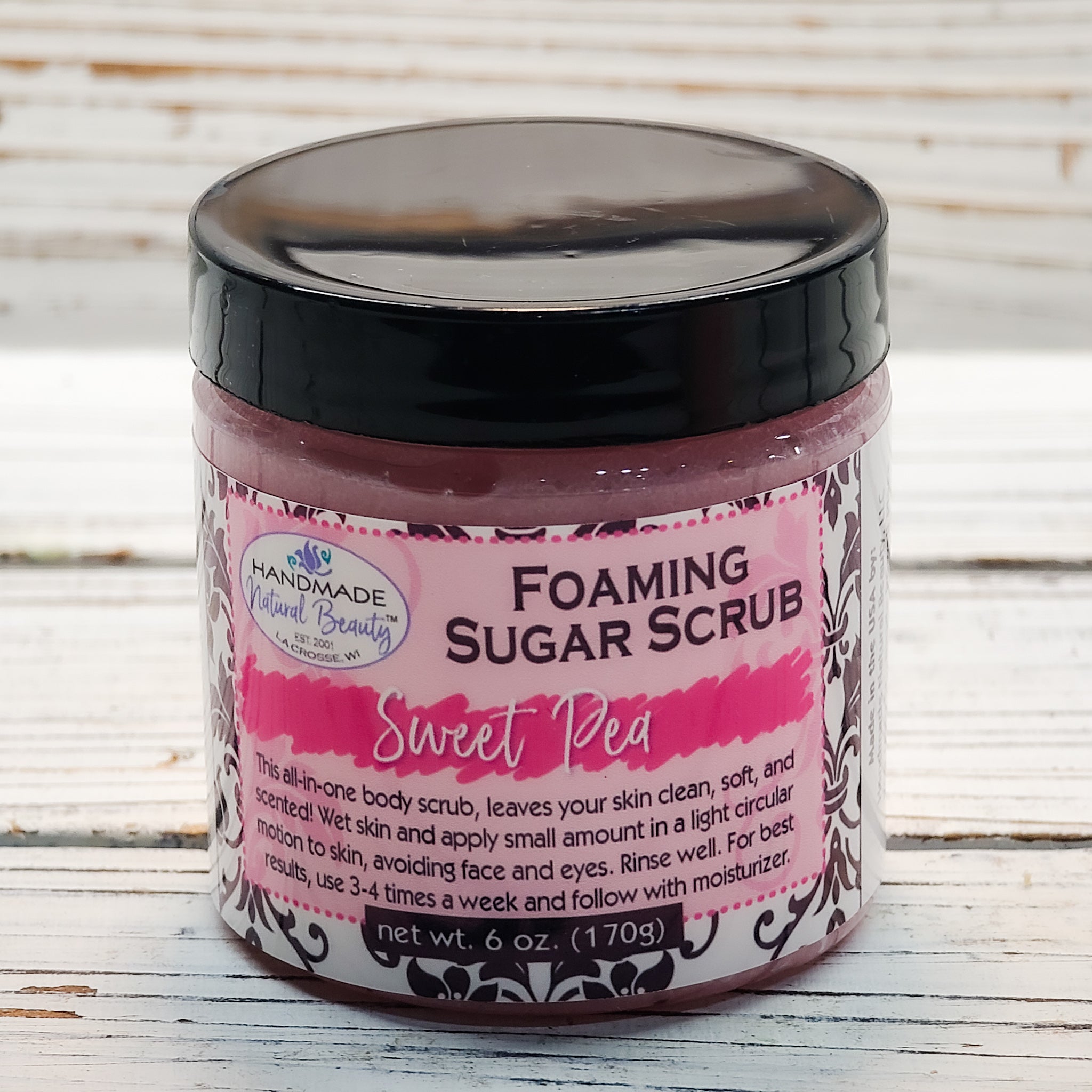 Foaming Sugar Scrub | Sweet Pea