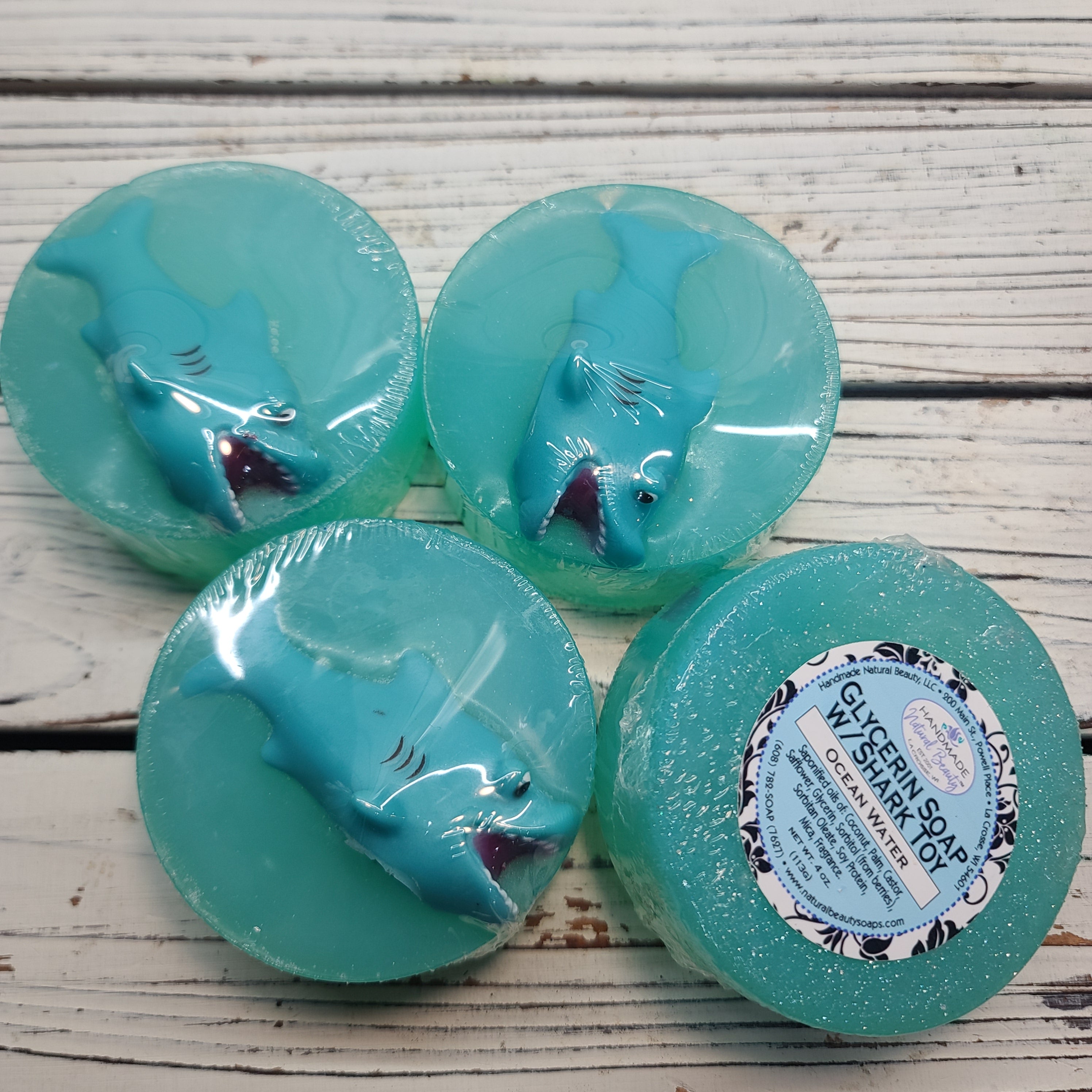 Kids Soap | Shark Toy Glycerin Soap