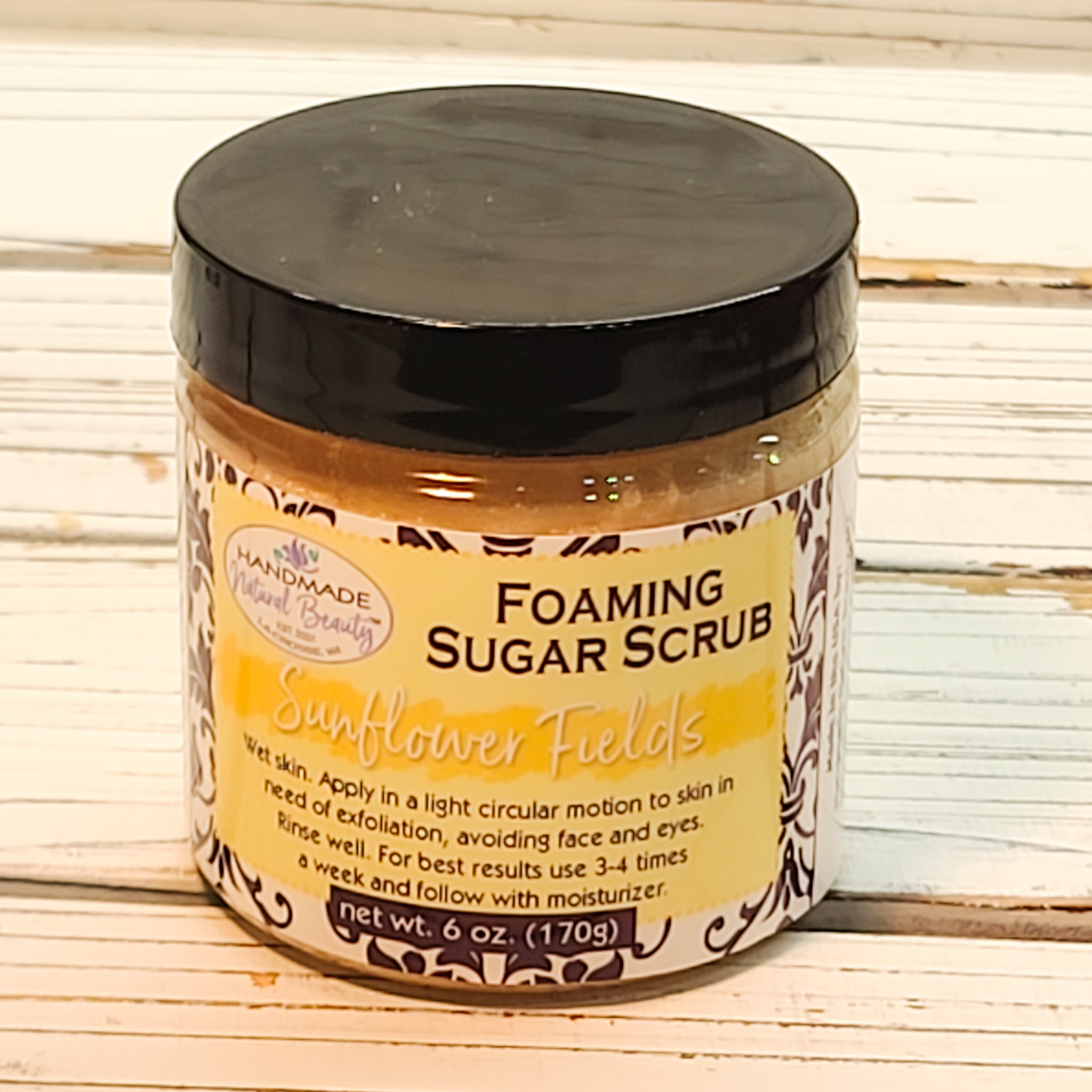 Foaming Sugar Scrub | Sunflower Fields