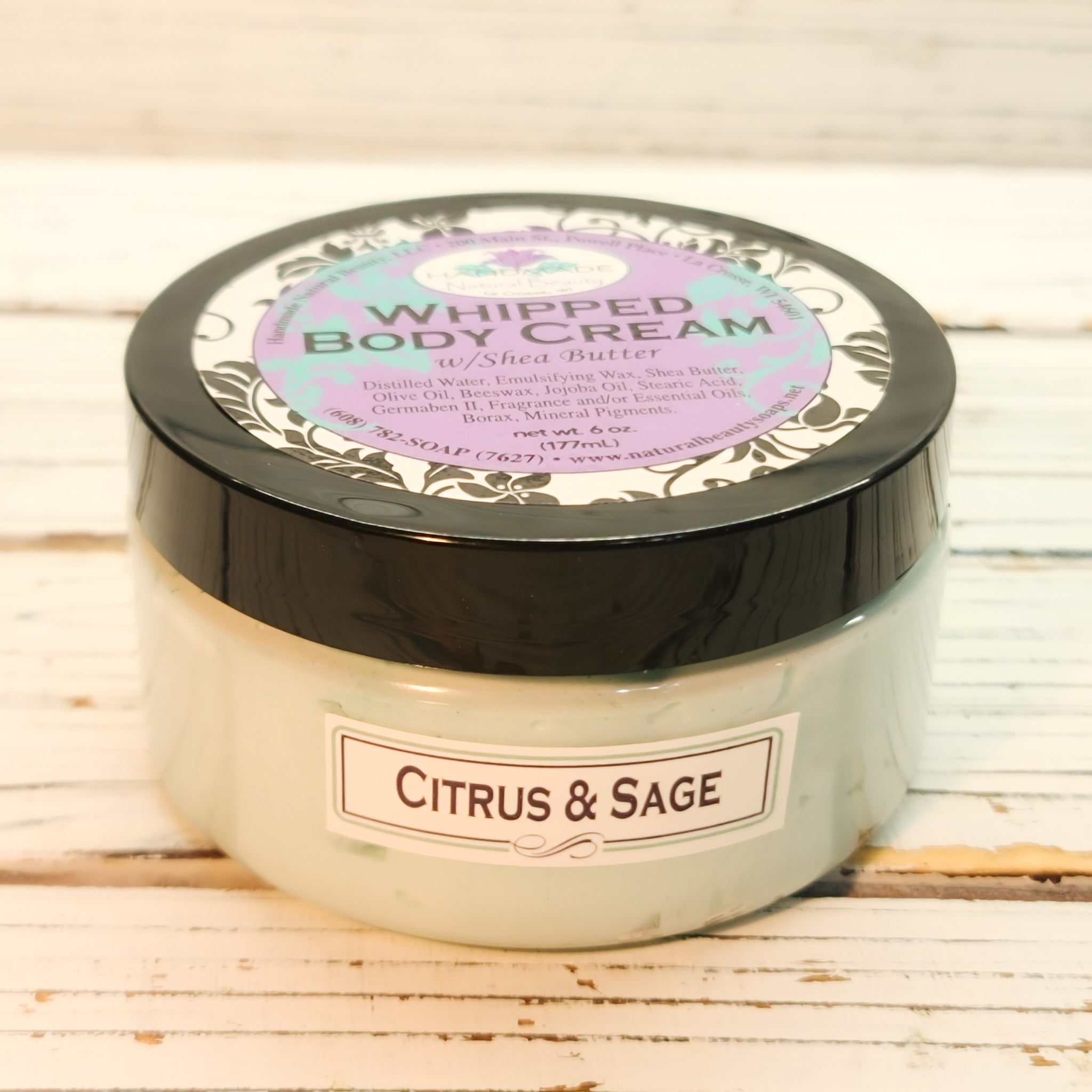Shea Butter Whipped Body Cream | Citrus & Sage