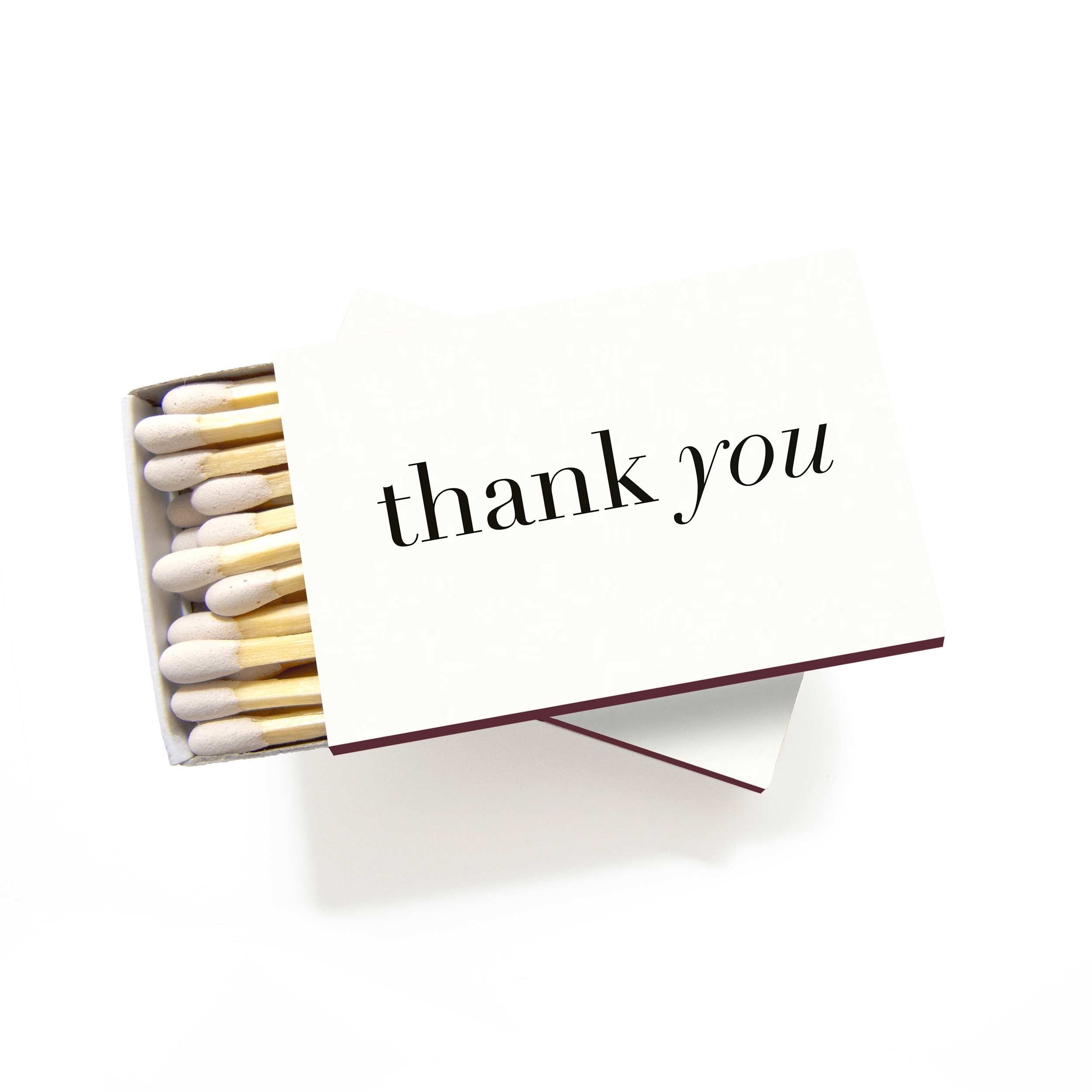 Thank You Matchboxes