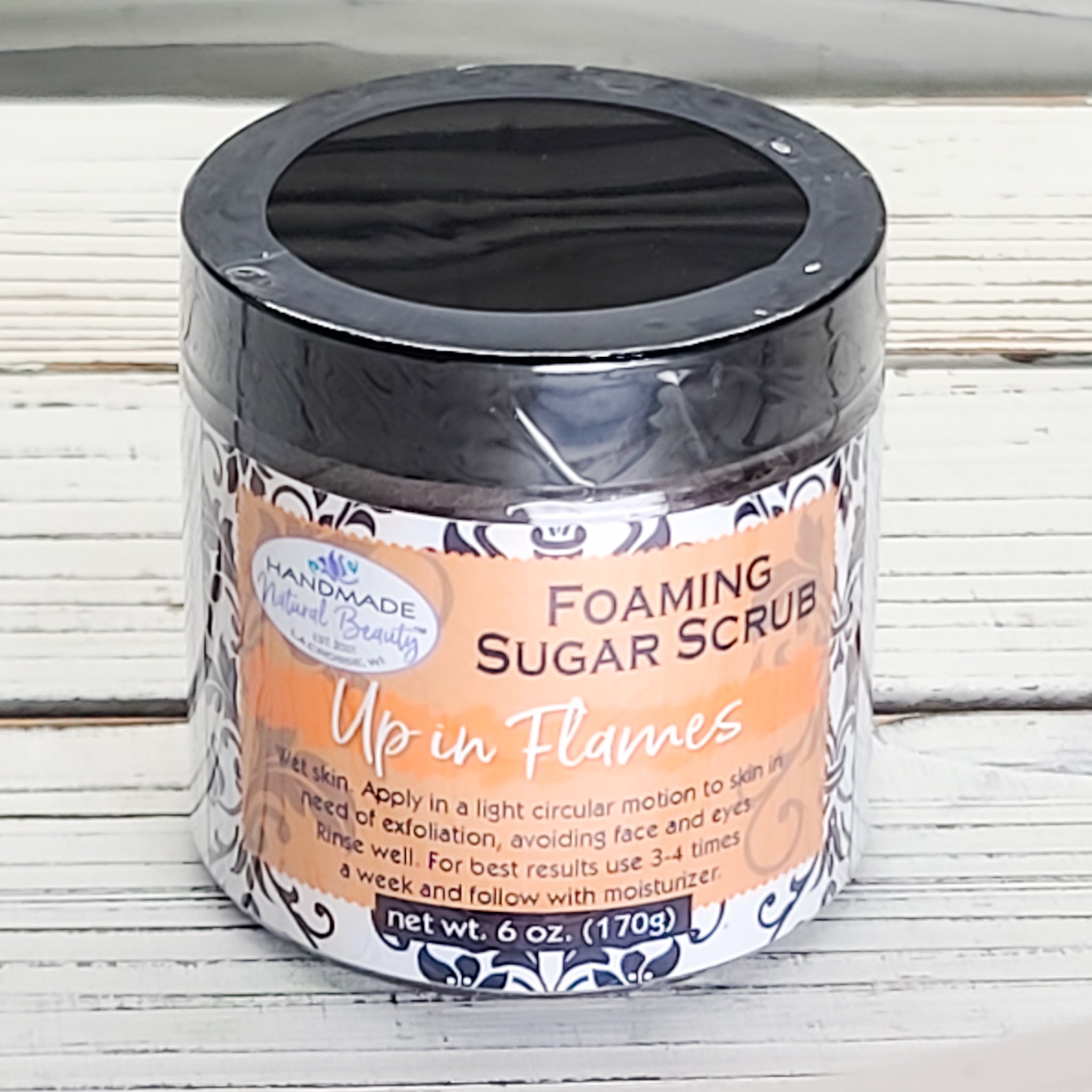 Foaming Sugar Scrub | Up in Flames