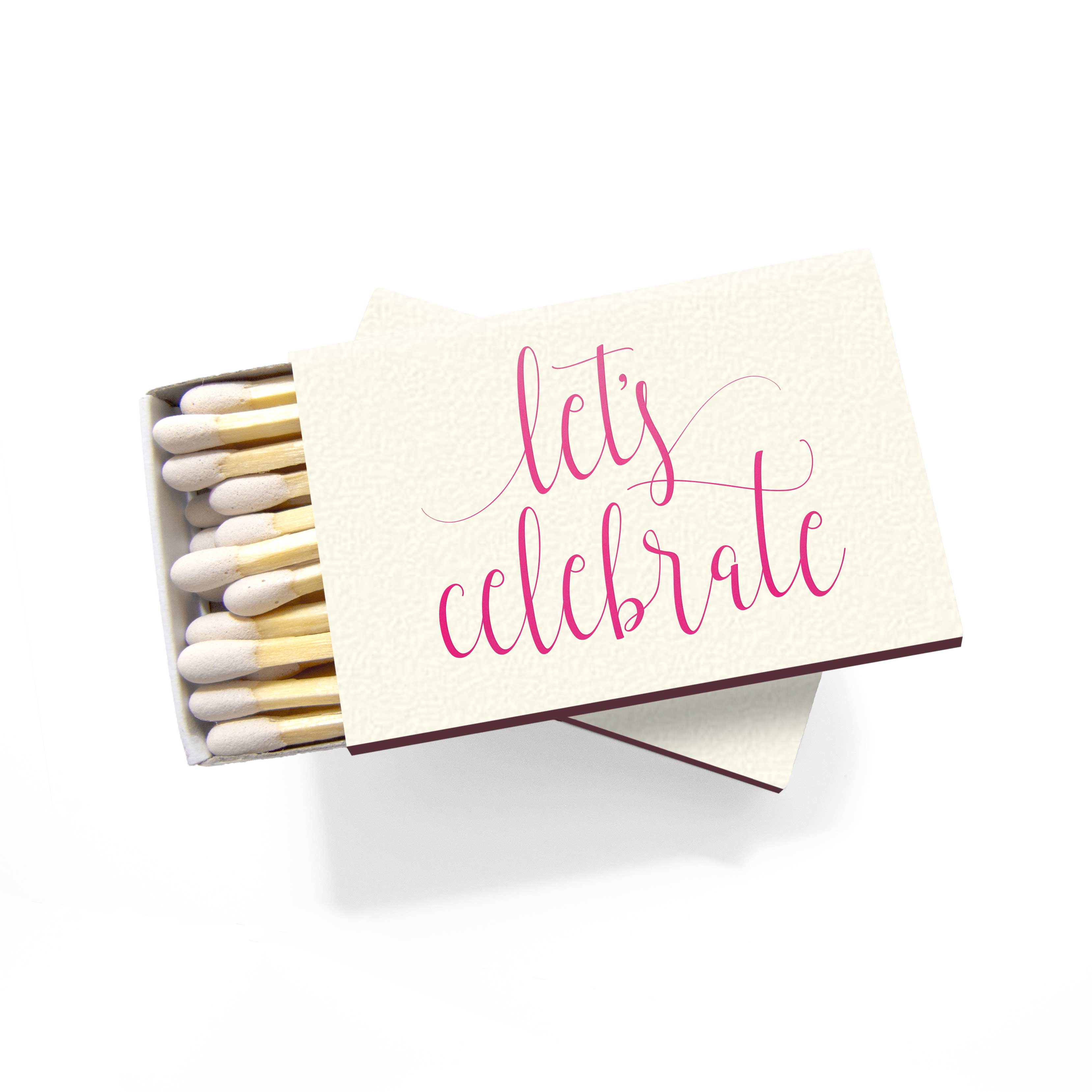 Let's Celebrate Matchboxes