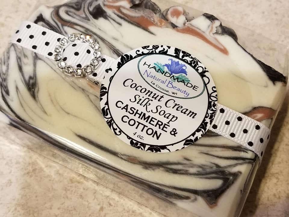 VEGAN Coconut Cream Silk Soap