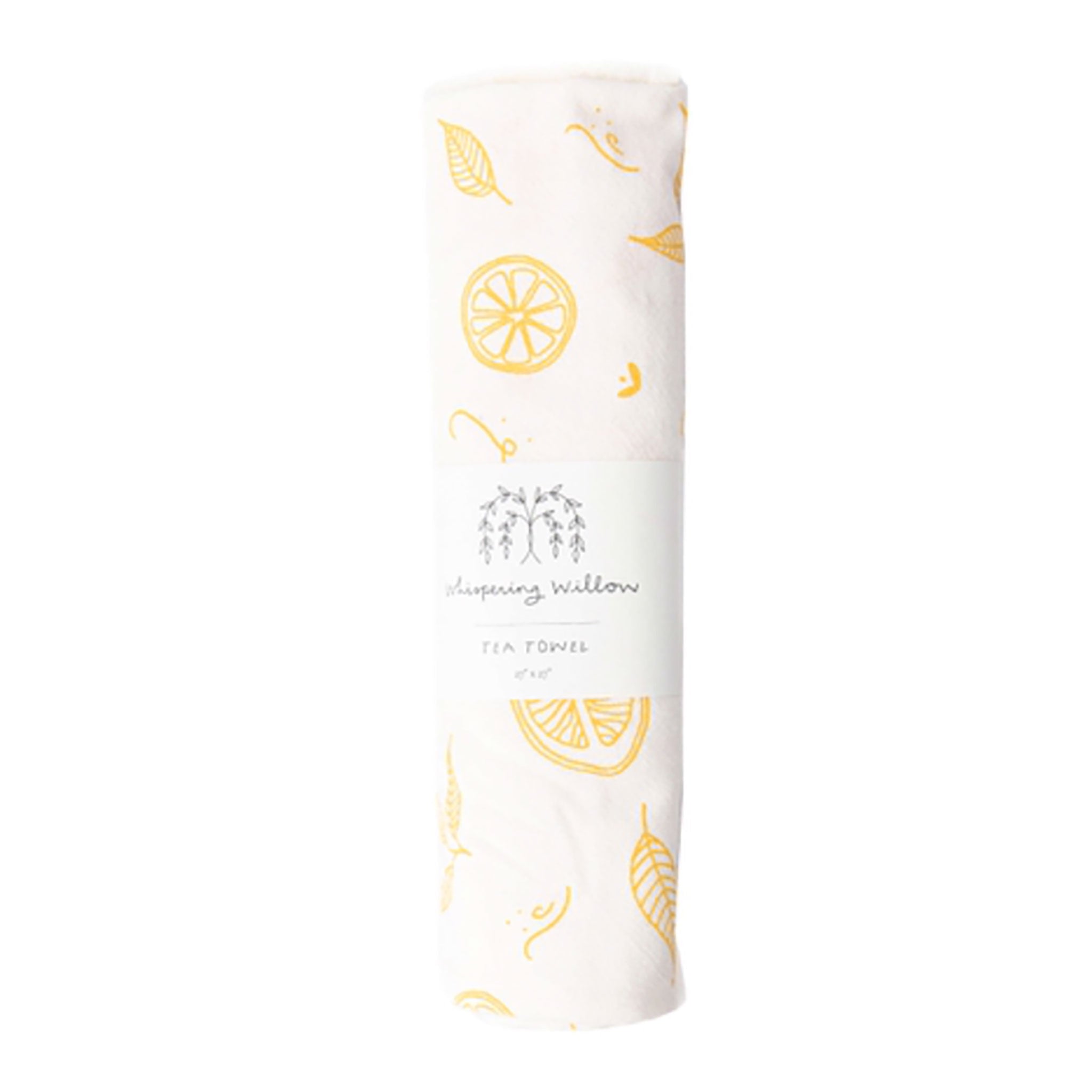 Flour Sack Tea Towel in Citrus / Yellow