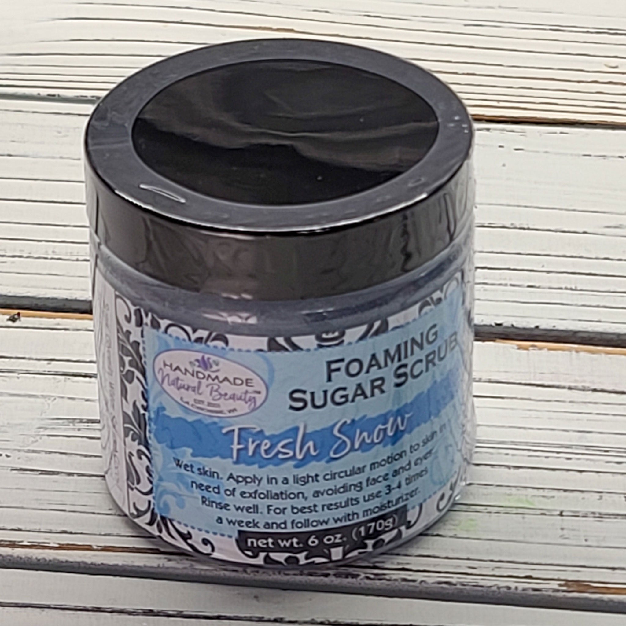 Foaming Sugar Scrub | Fresh Snow/Linen