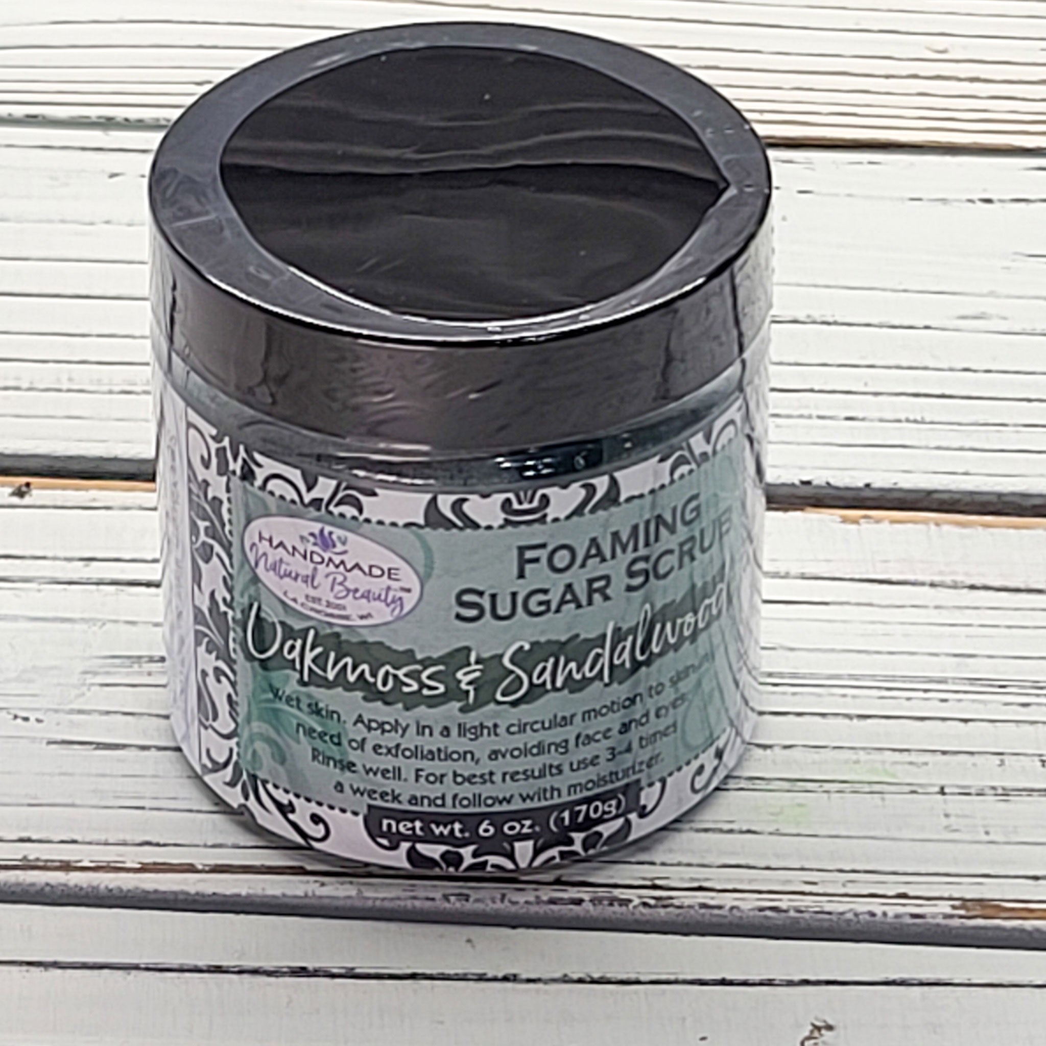 Foaming Sugar Scrub | Oakmoss & Sandalwood