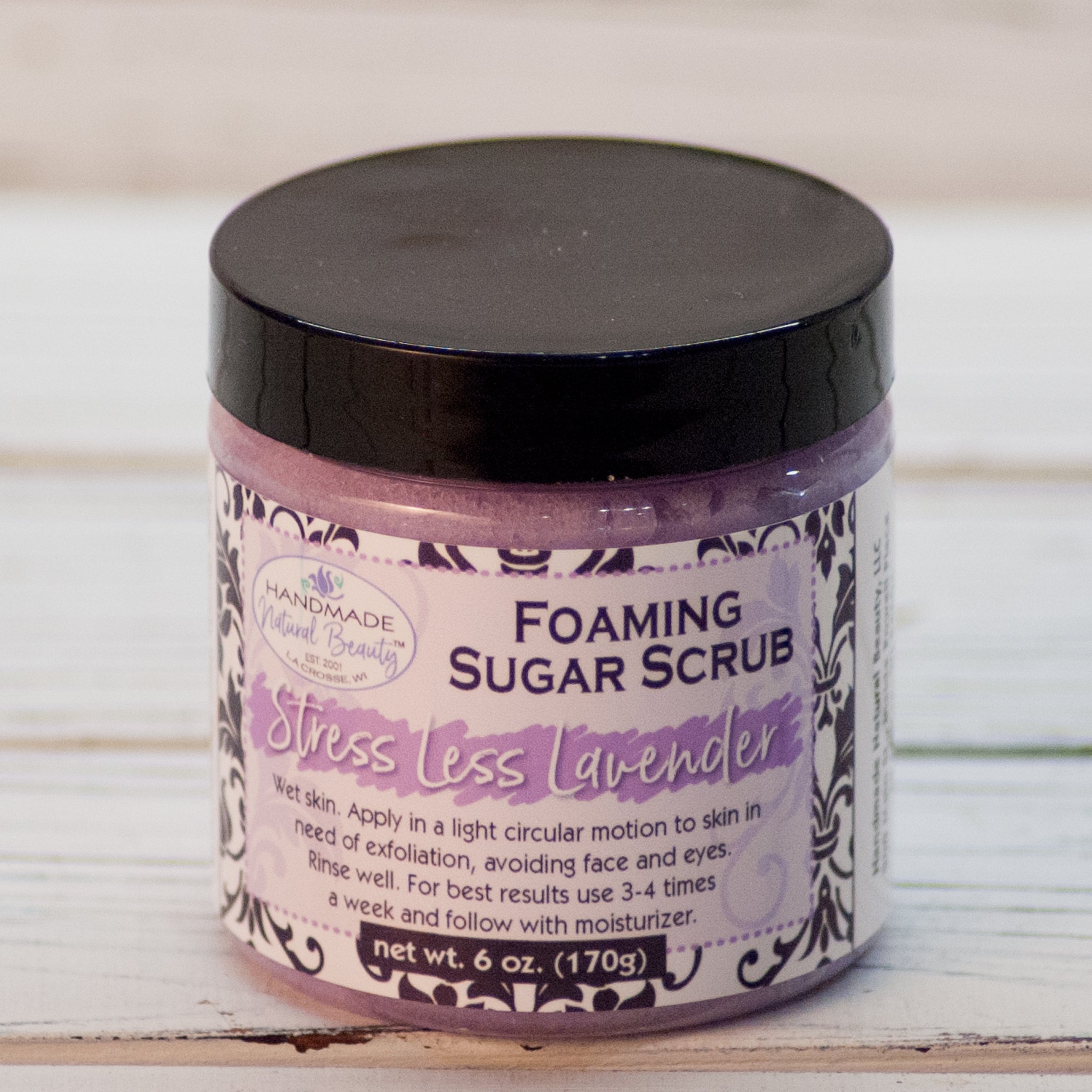Foaming Sugar Scrub | Stress Less Lavender
