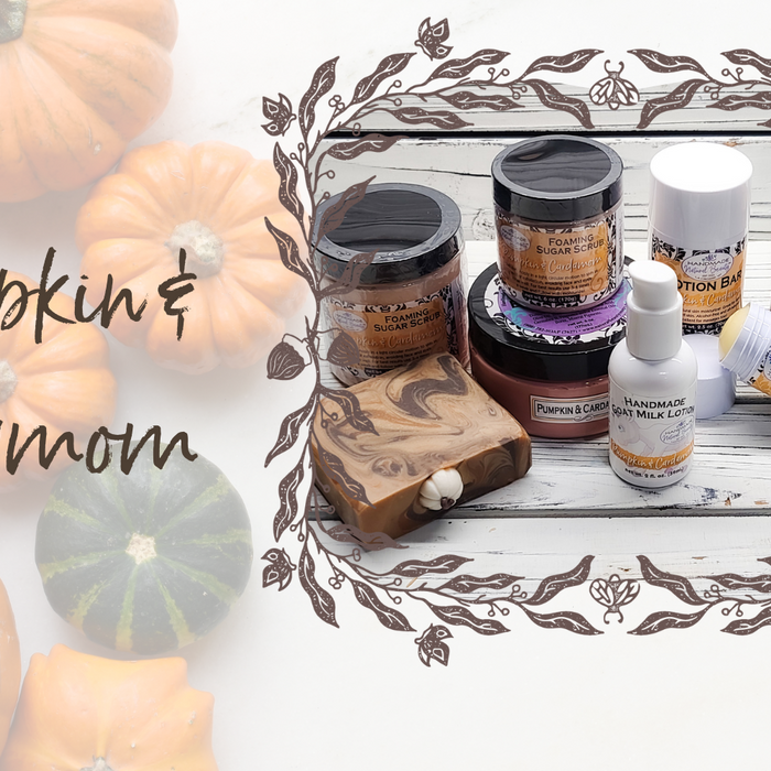 Pumpkin and Cardamom limited edition fall fragrance of Handmade Natural Beauty