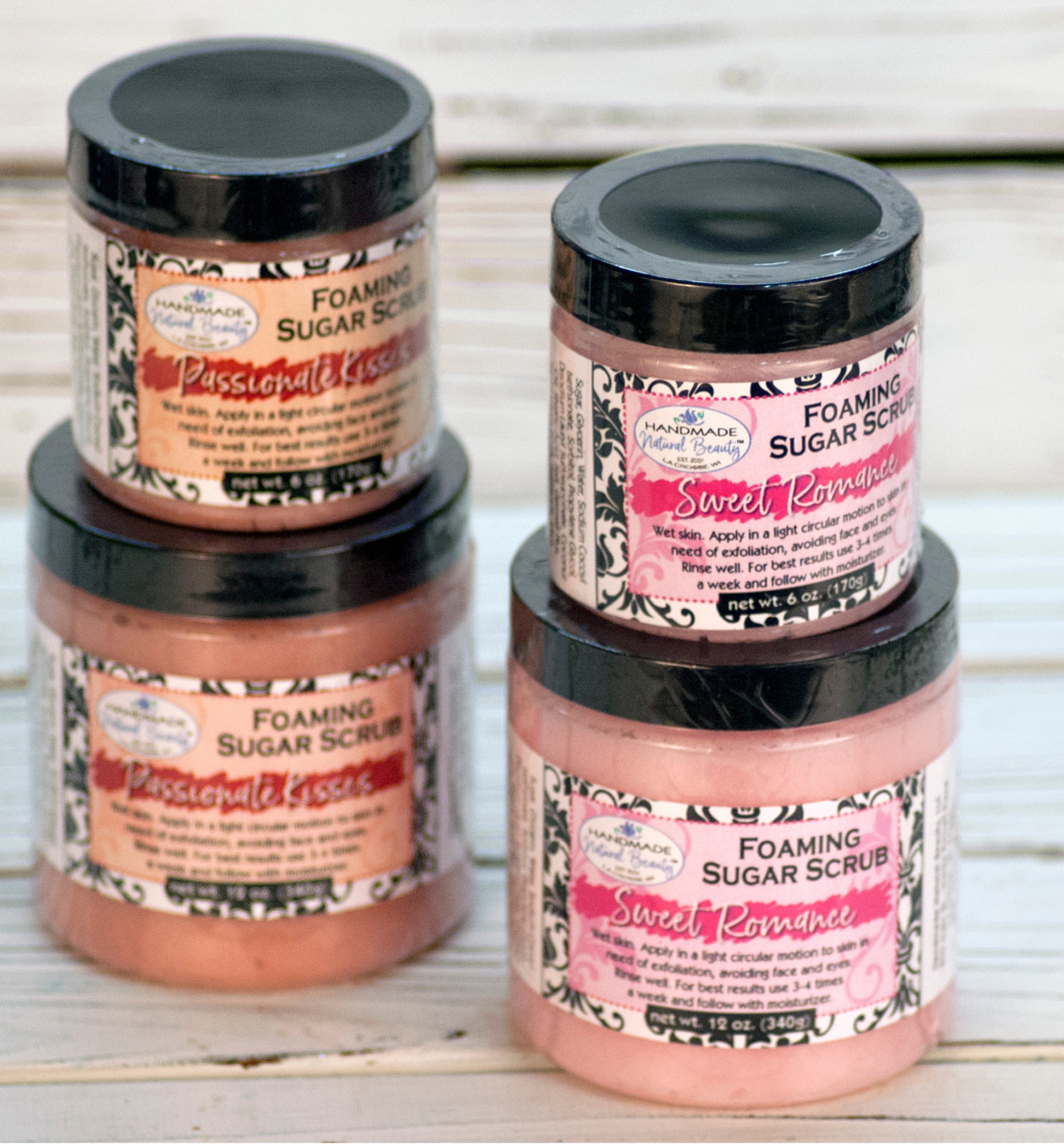 Handmade Natural Beauty | Foaming Sugar Scrubs