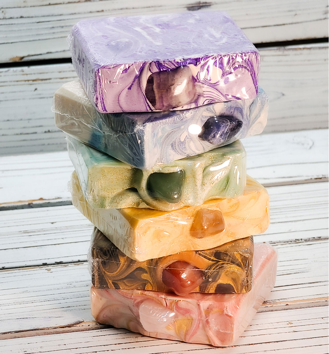 Goat Milk Soaps: Crystal Series