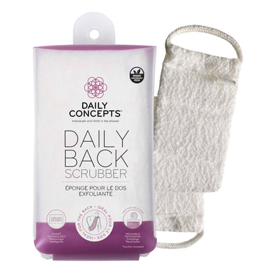 Daily Concepts Daily Back Scrubber with packaging on a white background