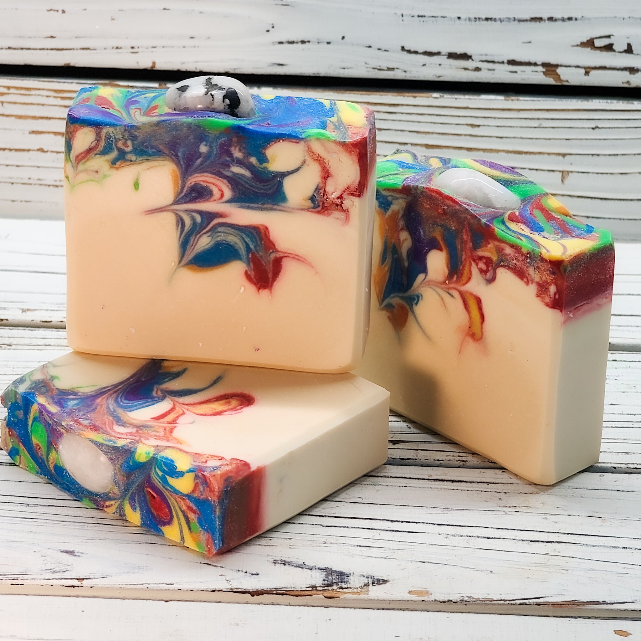 Goat Milk Soap | Crystal Series: Rainbow Moonstone