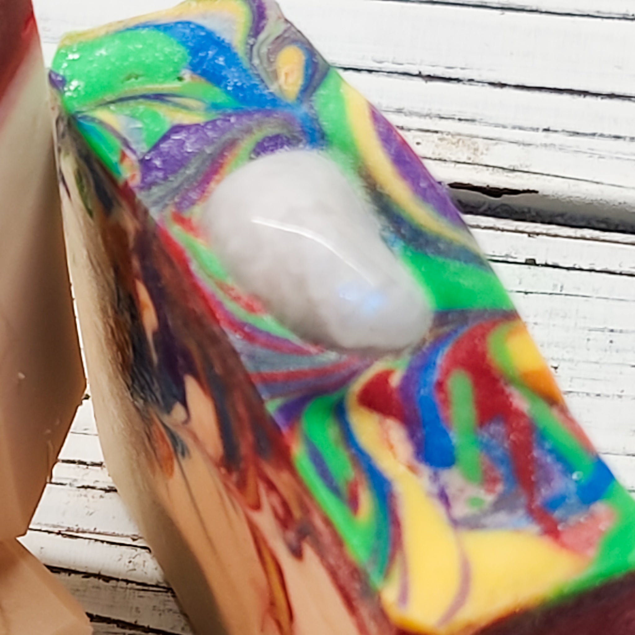 Goat Milk Soap | Crystal Series: Rainbow Moonstone