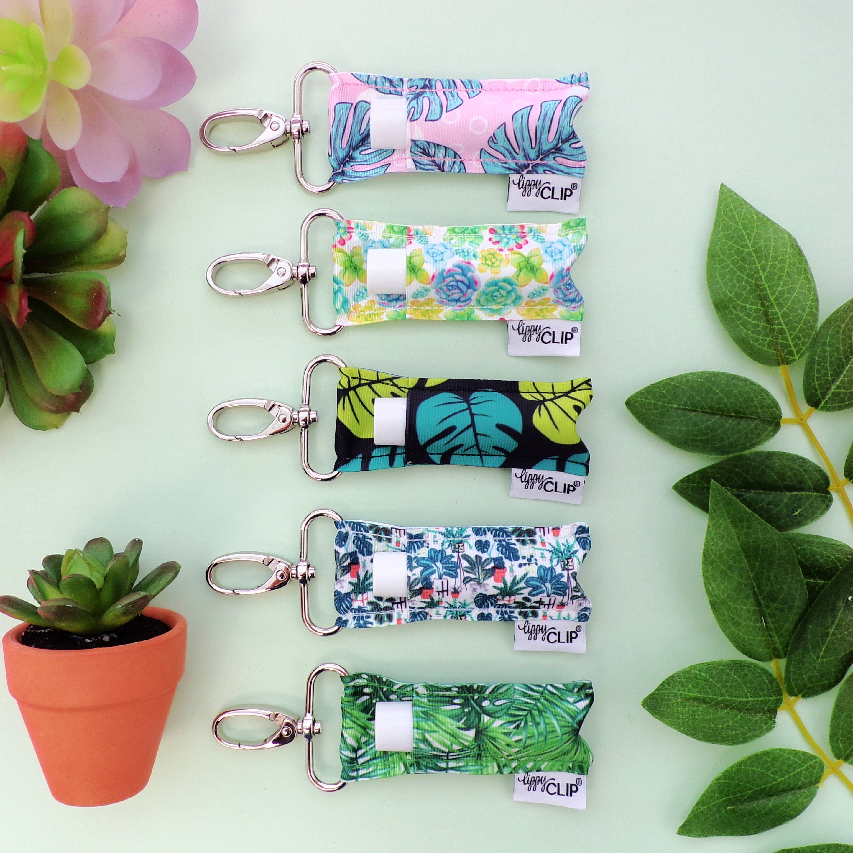 Succulents LippyClip® Lip Balm Holder
