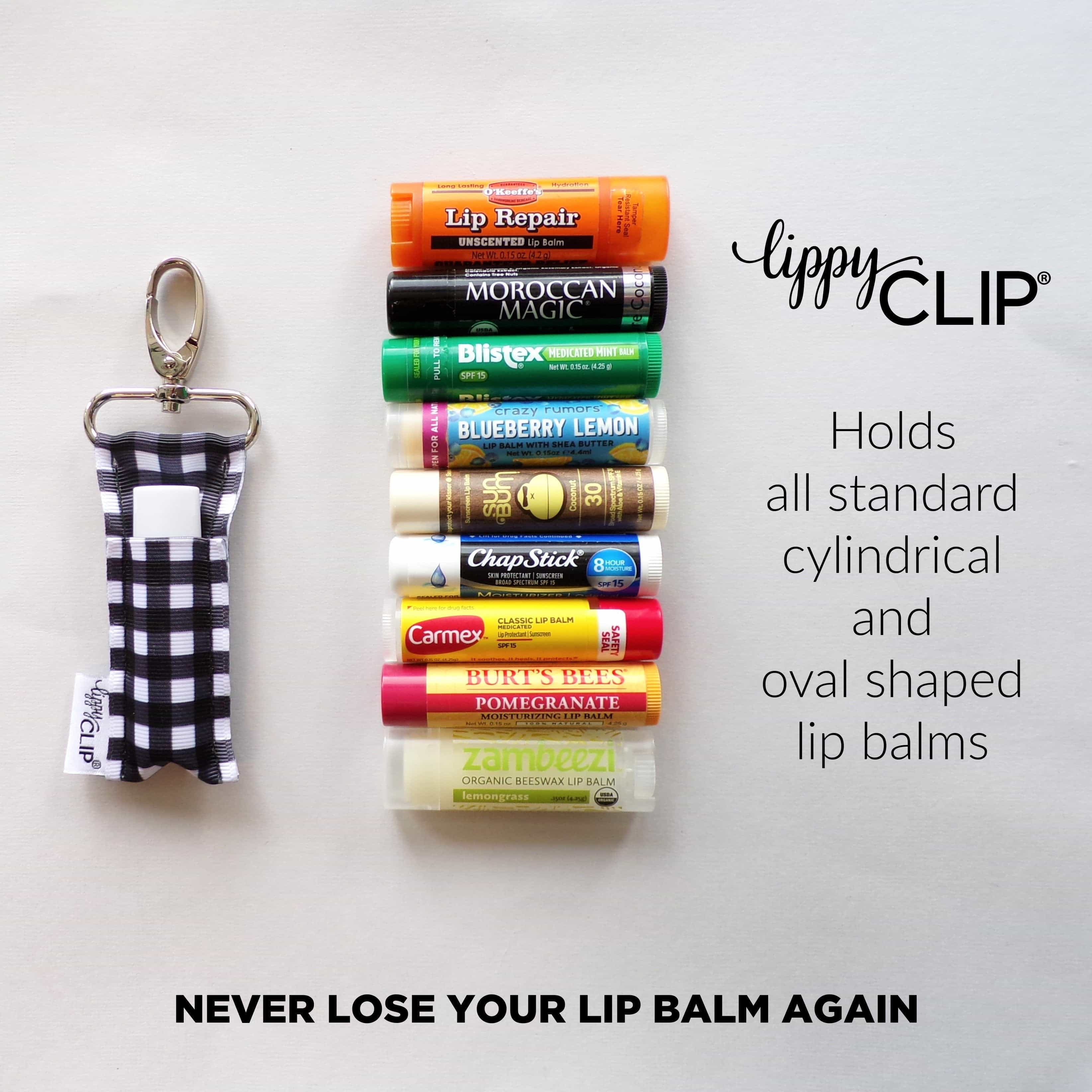 Neutral Lace LippyClip® Lip Balm Holder for Chapstick