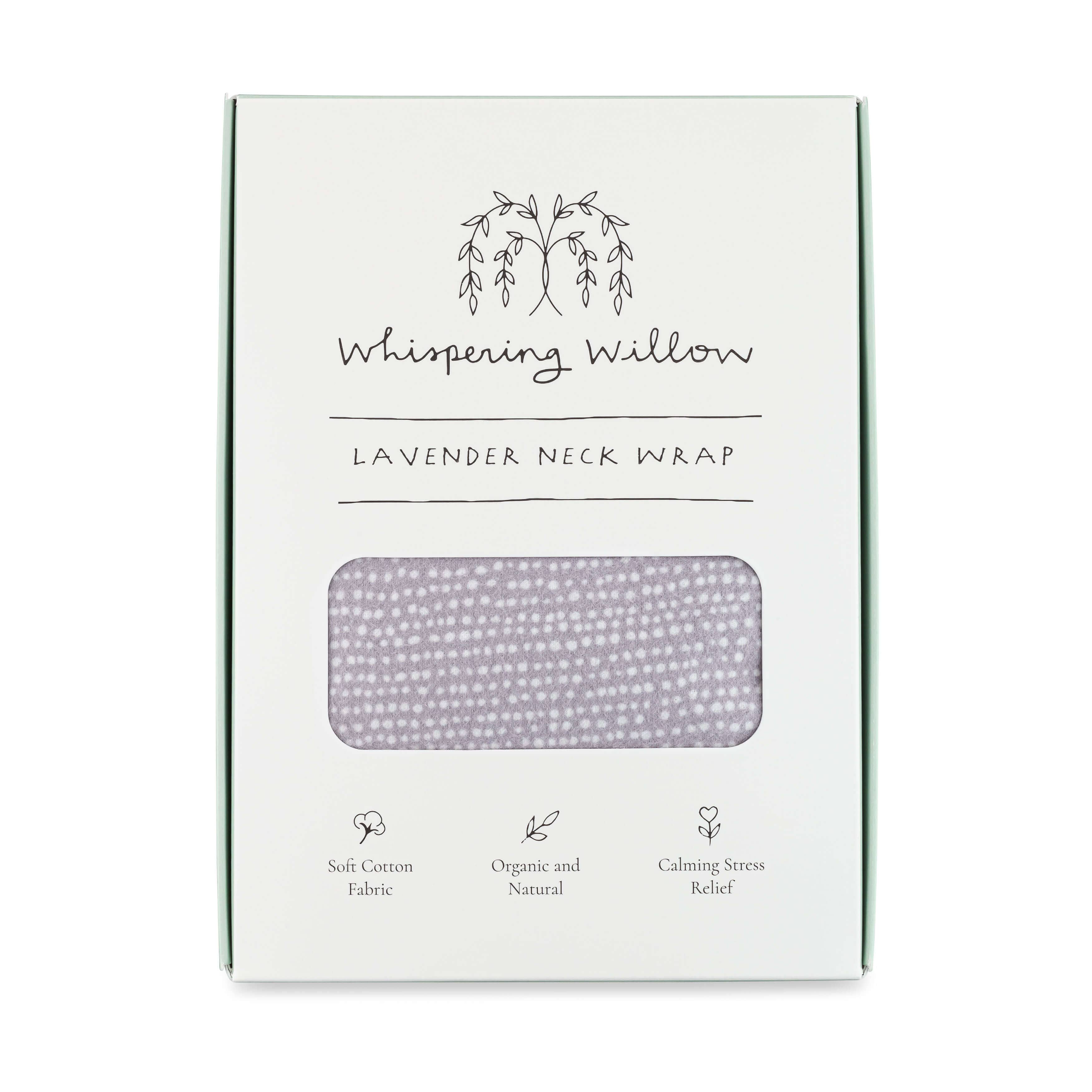 Neck Wrap, Lavender - Tranquil Gray - Boxed