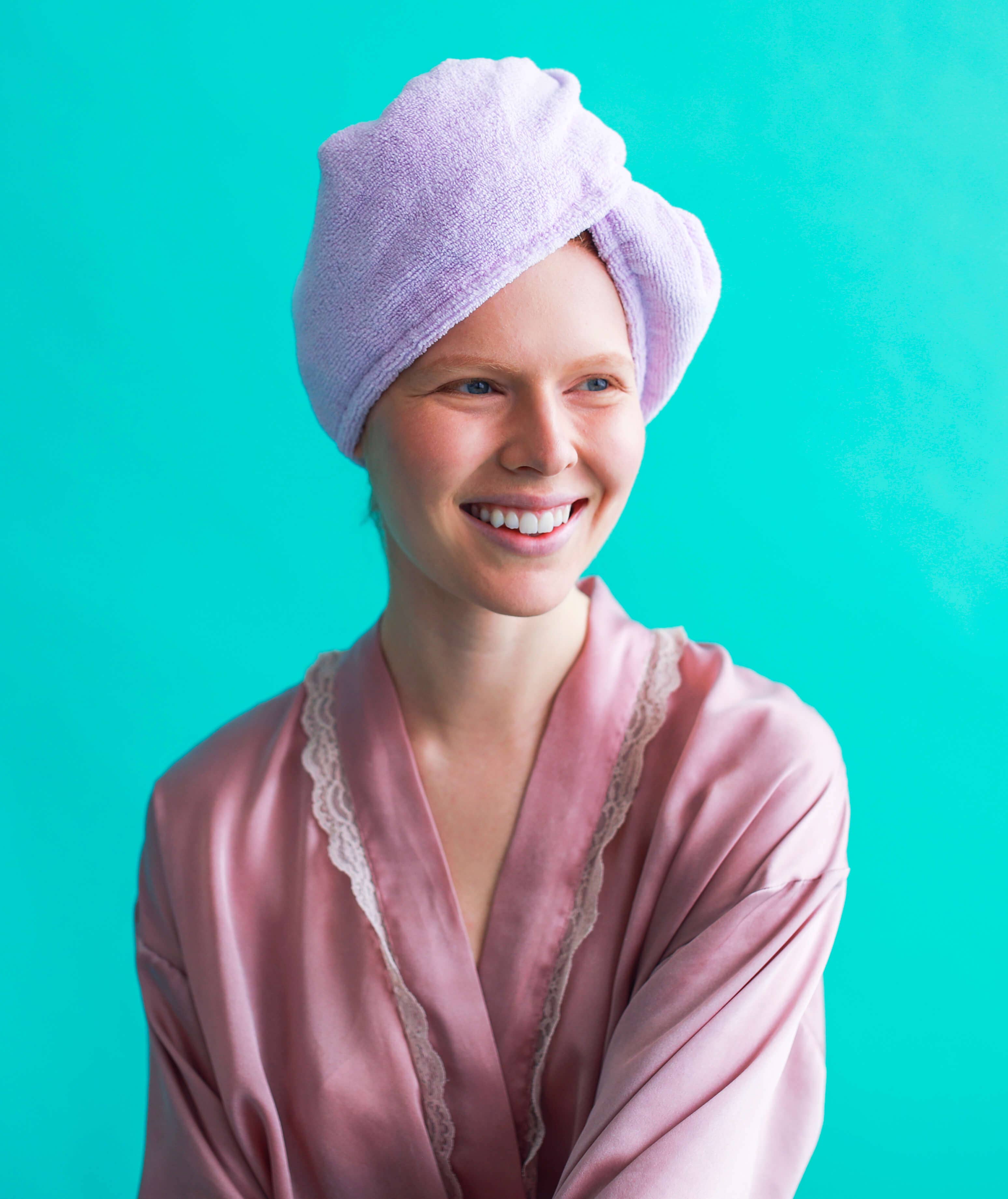 Daily Hair Towel Wrap - Teal