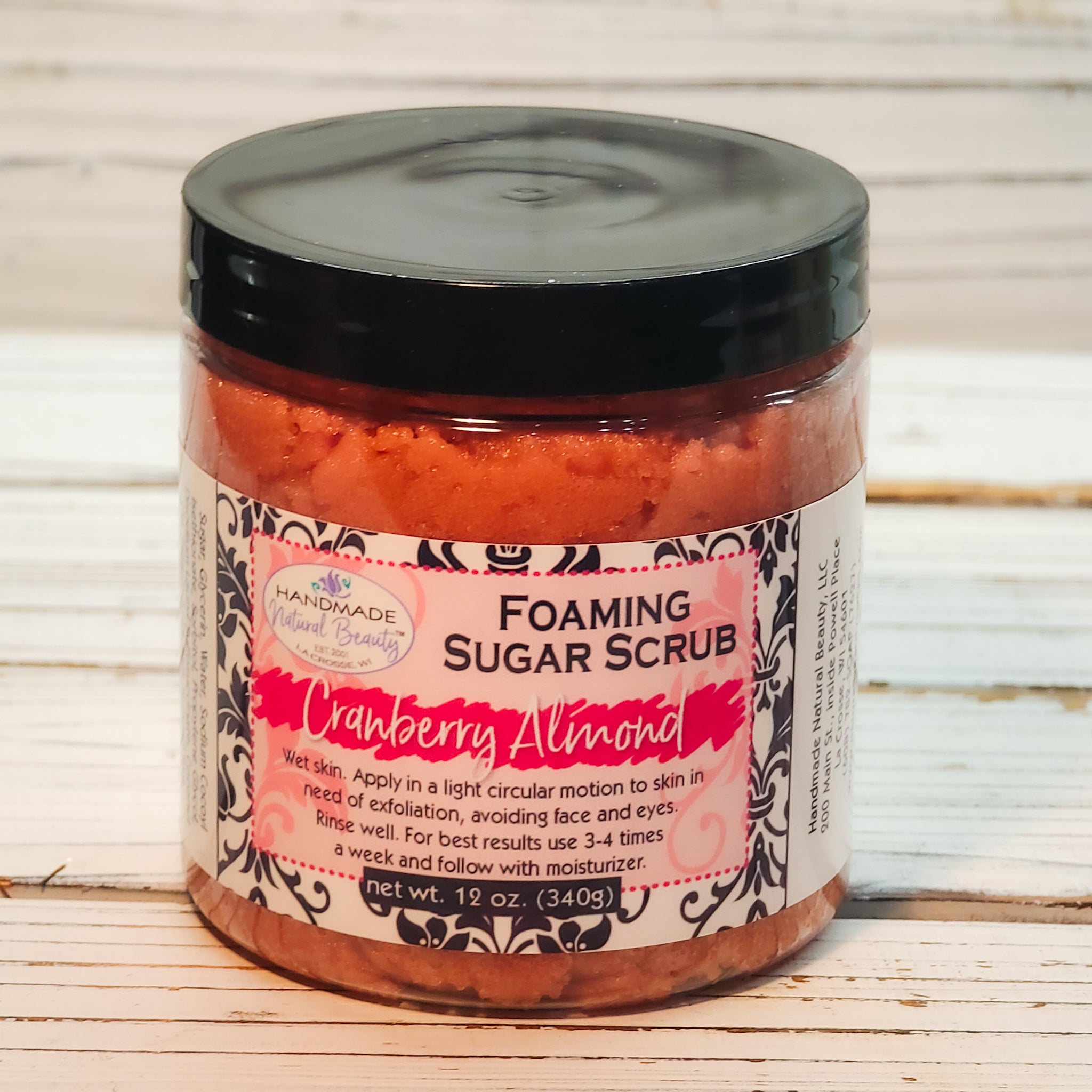 NEW! Foaming Sugar Scrub | Cranberry Almond