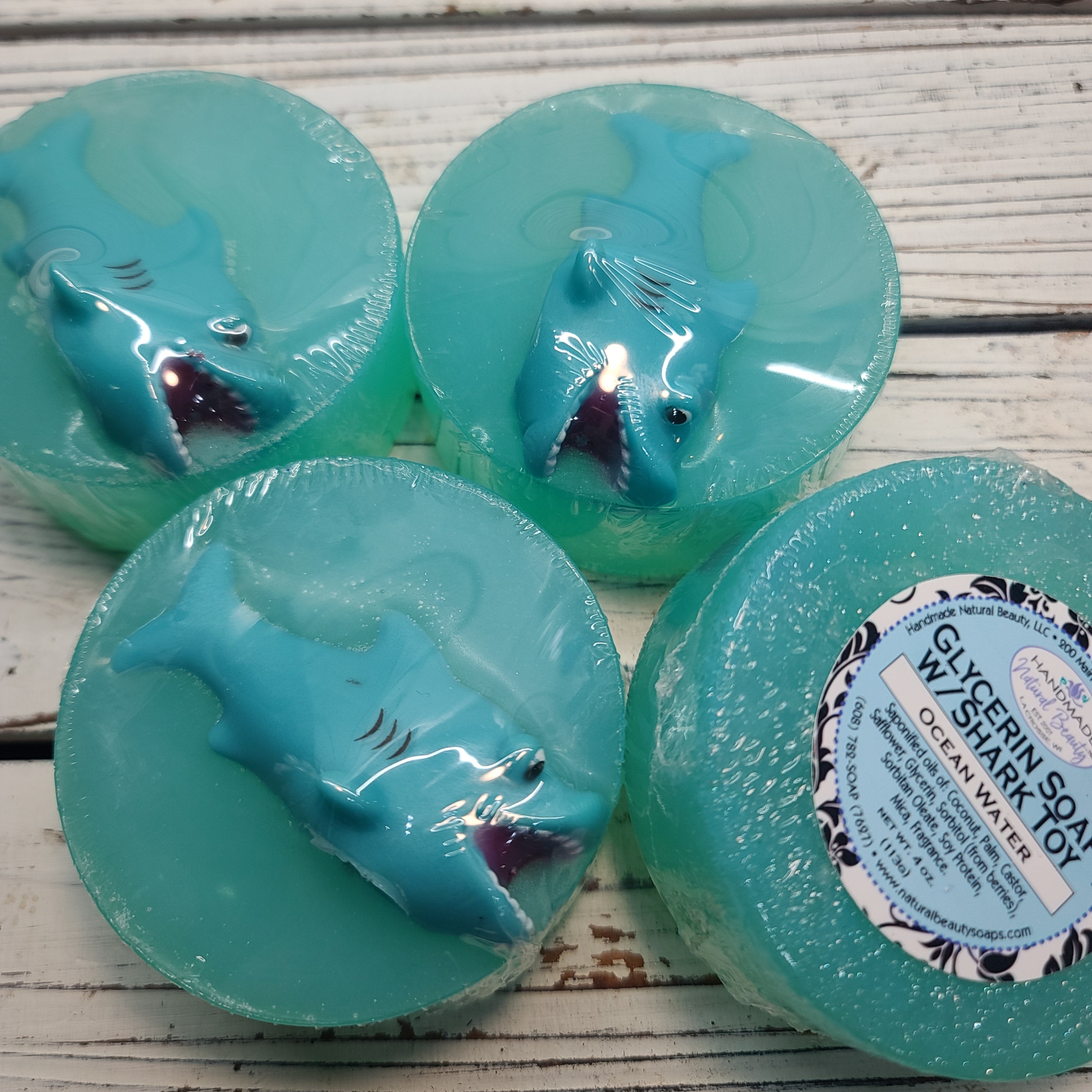 Kids Soap | Shark Toy Glycerin Soap