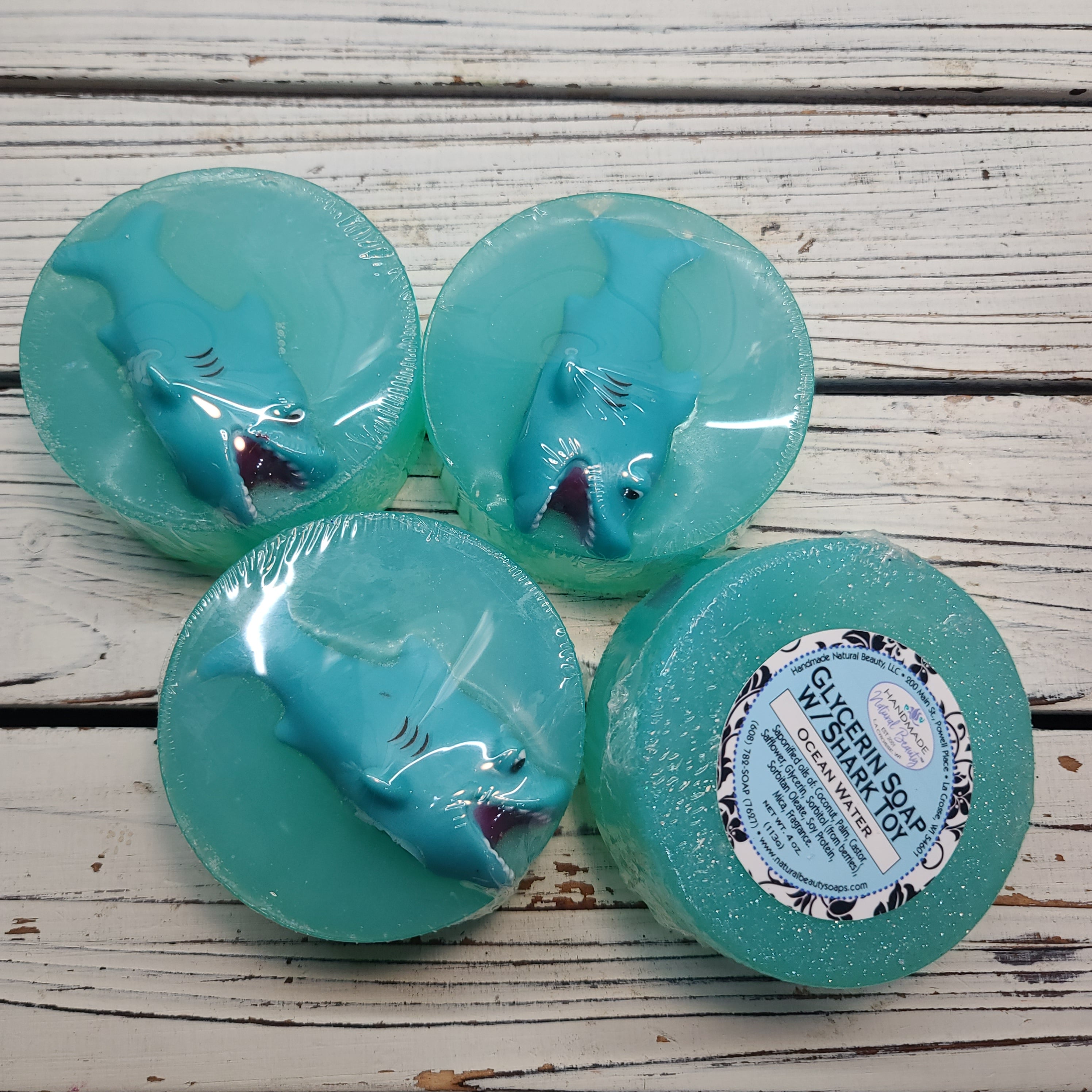 Kids Soap | Shark Toy Glycerin Soap