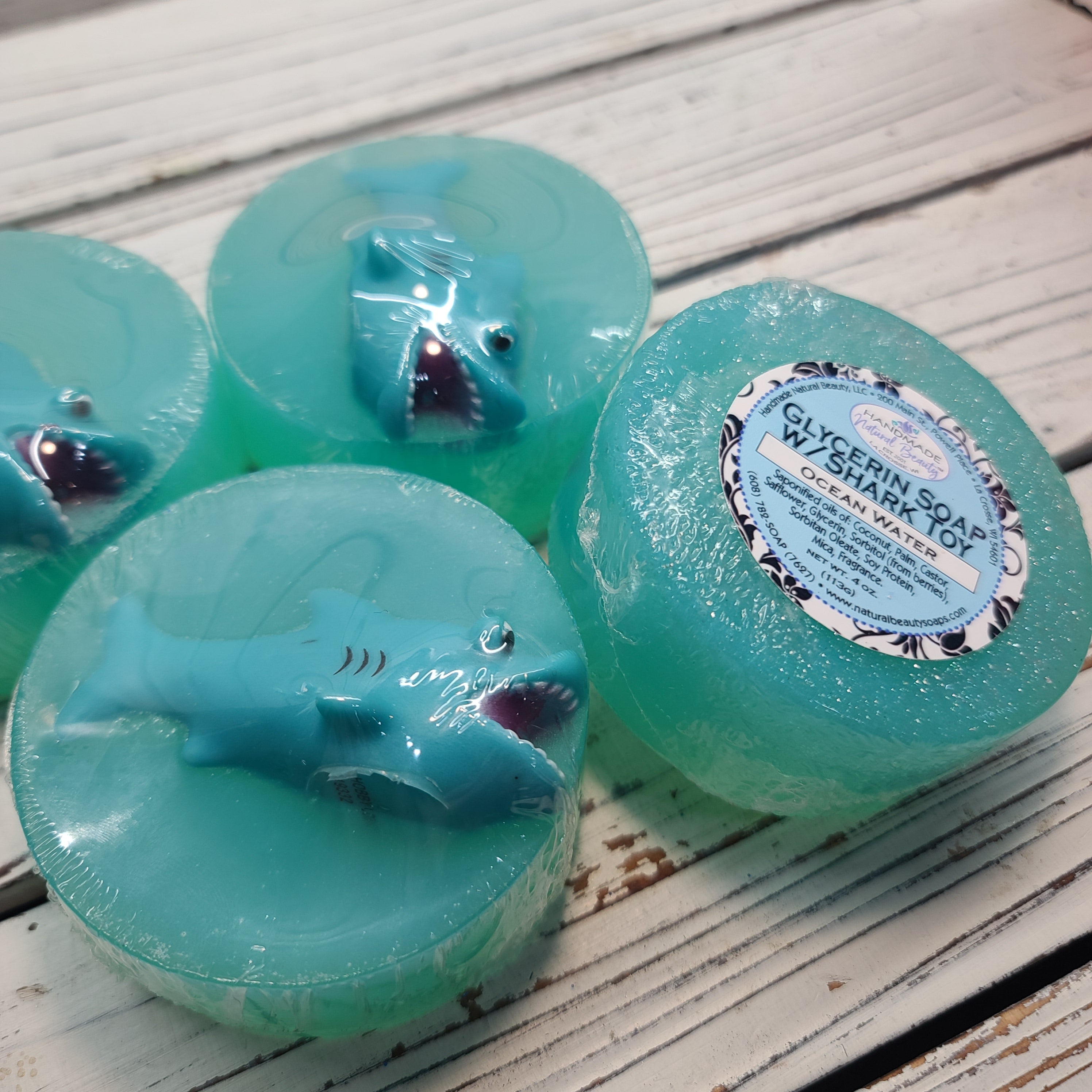 Kids Soap | Shark Toy Glycerin Soap