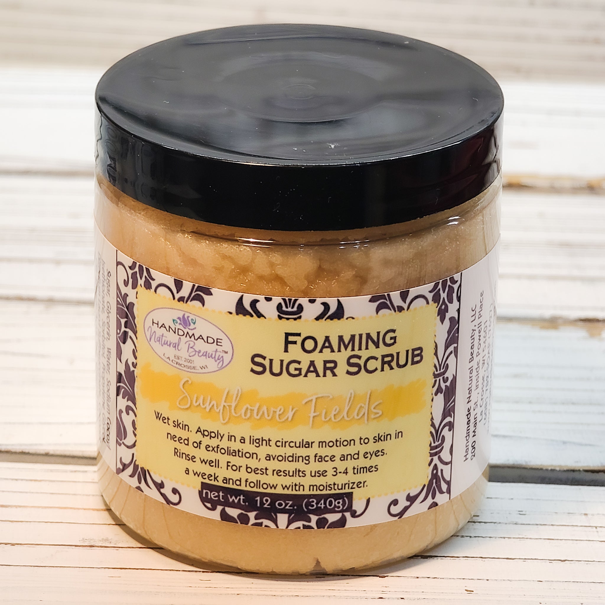 Foaming Sugar Scrub | Sunflower Fields