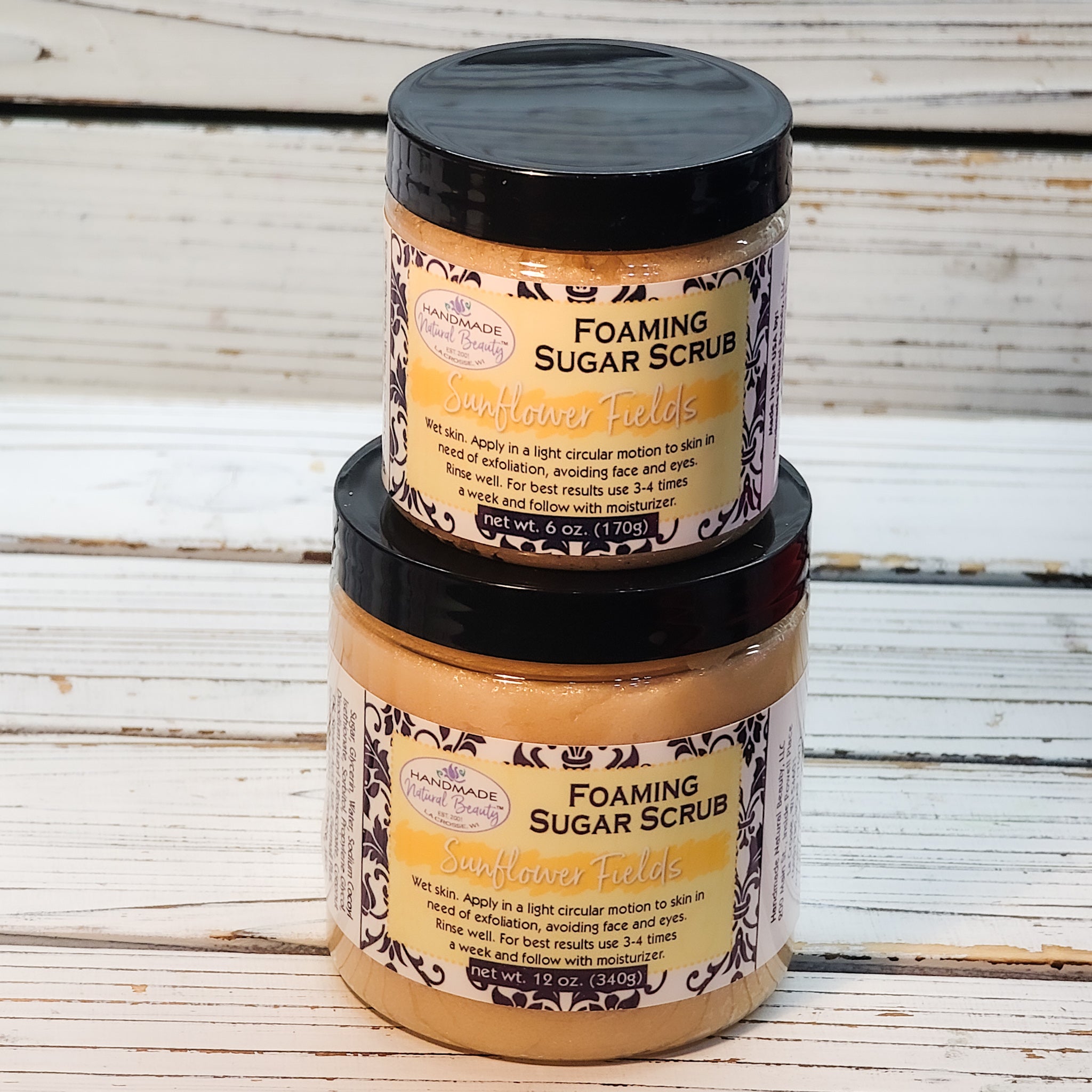 Foaming Sugar Scrub | Sunflower Fields