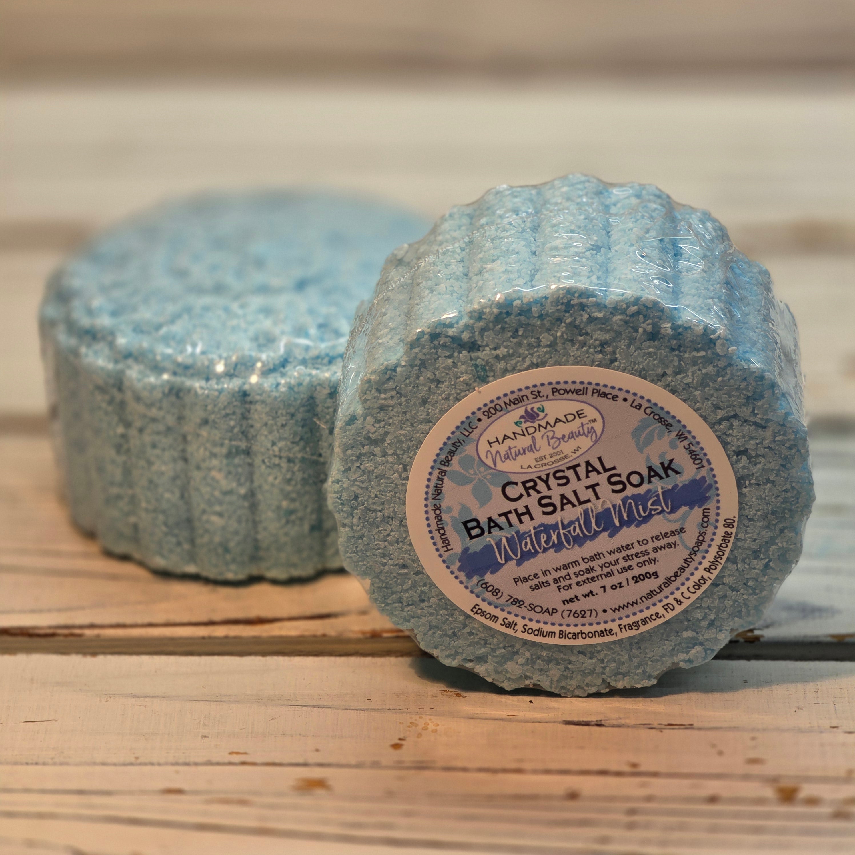 Crystal Bath Salt Soak - Waterfall Mist