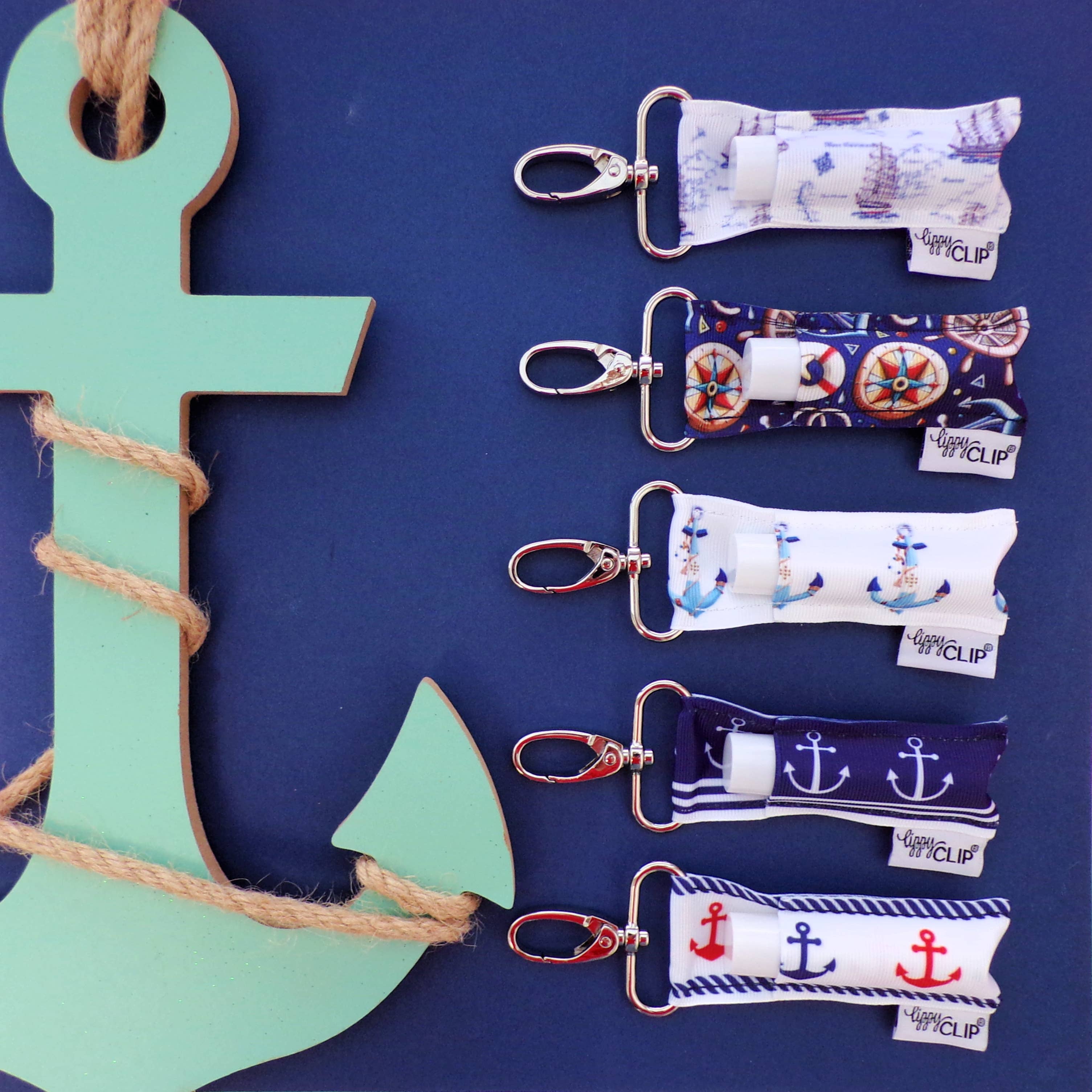 Anchors Aweigh LippyClip® Lip Balm Holder for Chapstick
