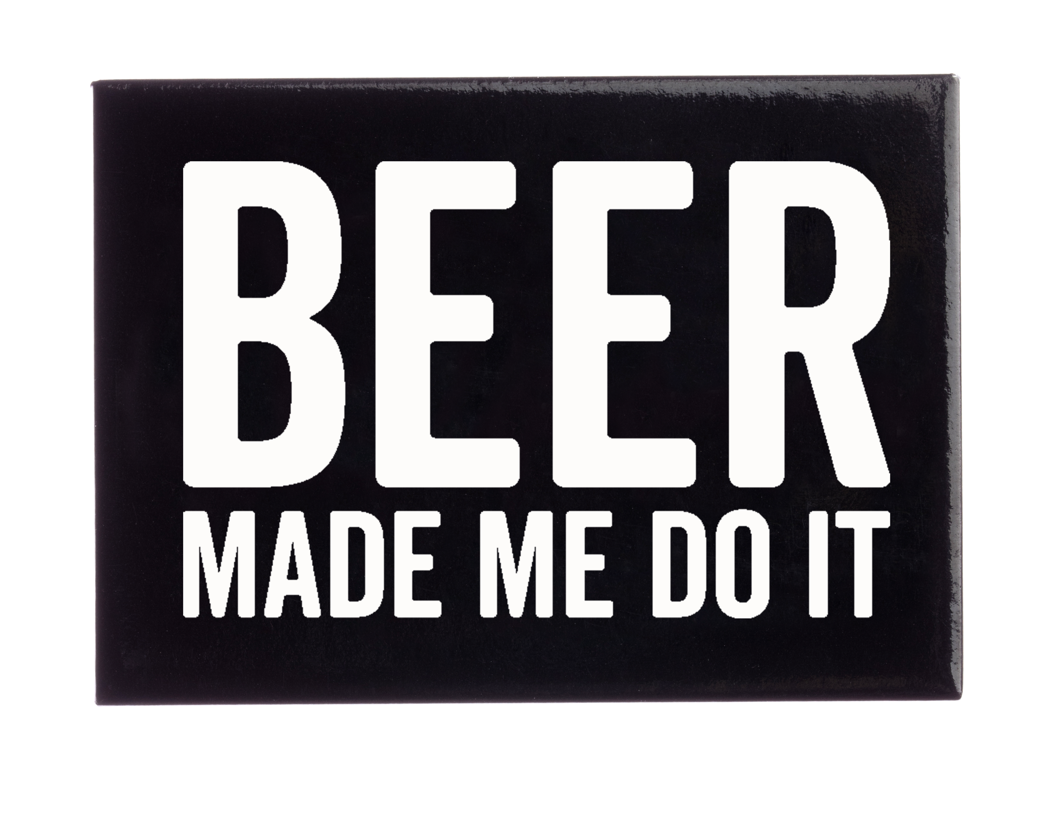 Beer Made Me Do It Magnet