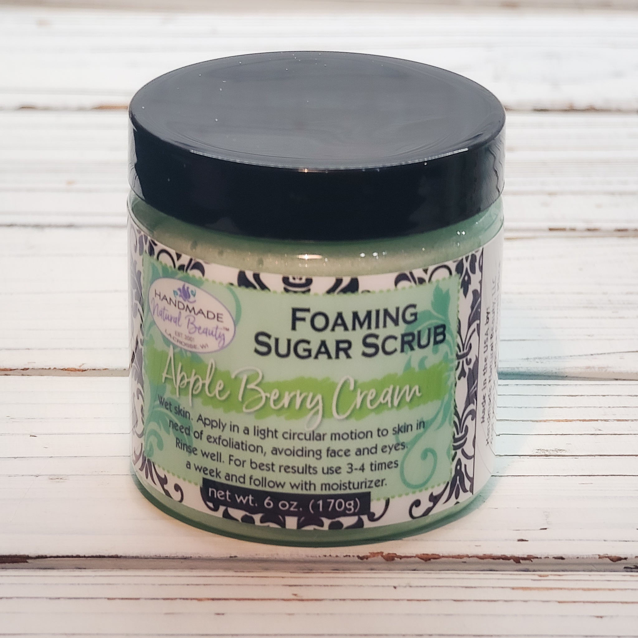 Foaming Sugar Scrub | Apple Berry Cream