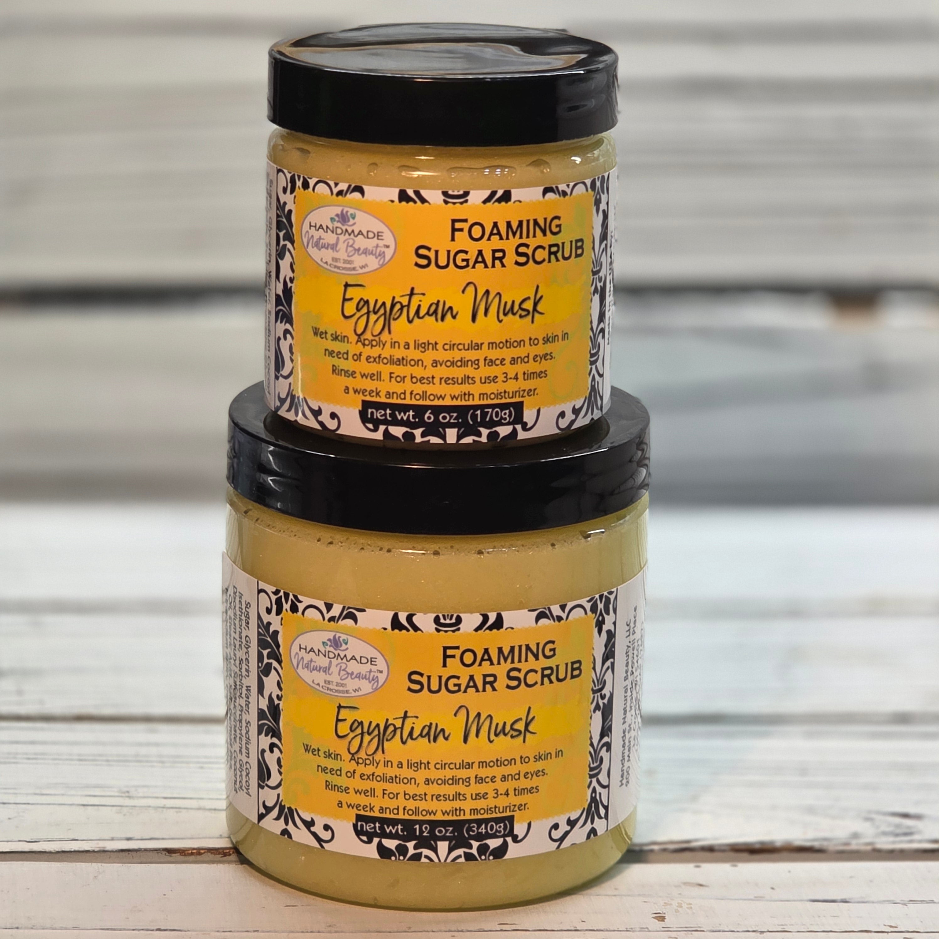 Foaming Sugar Scrub | Egyptian Musk