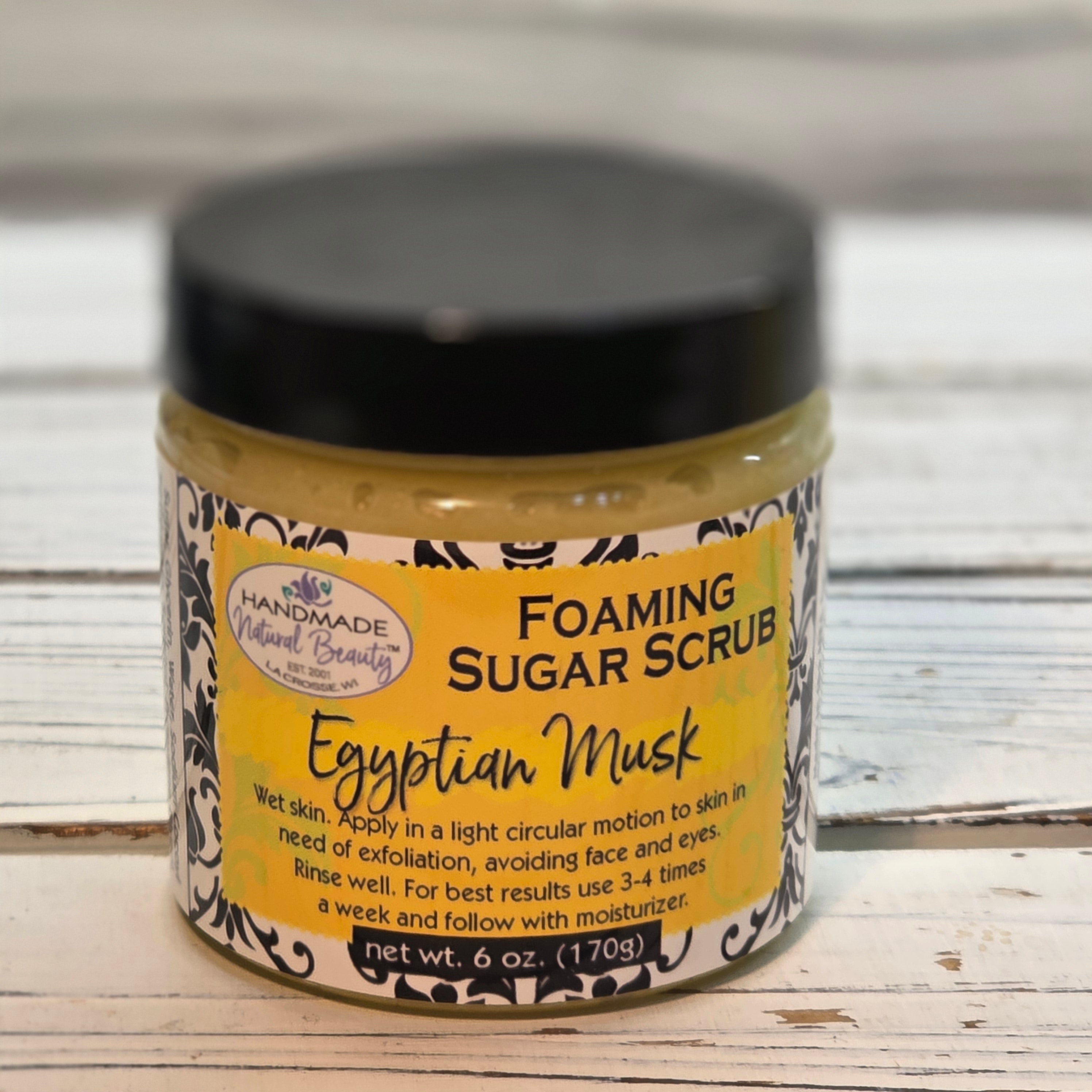 Foaming Sugar Scrub | Egyptian Musk