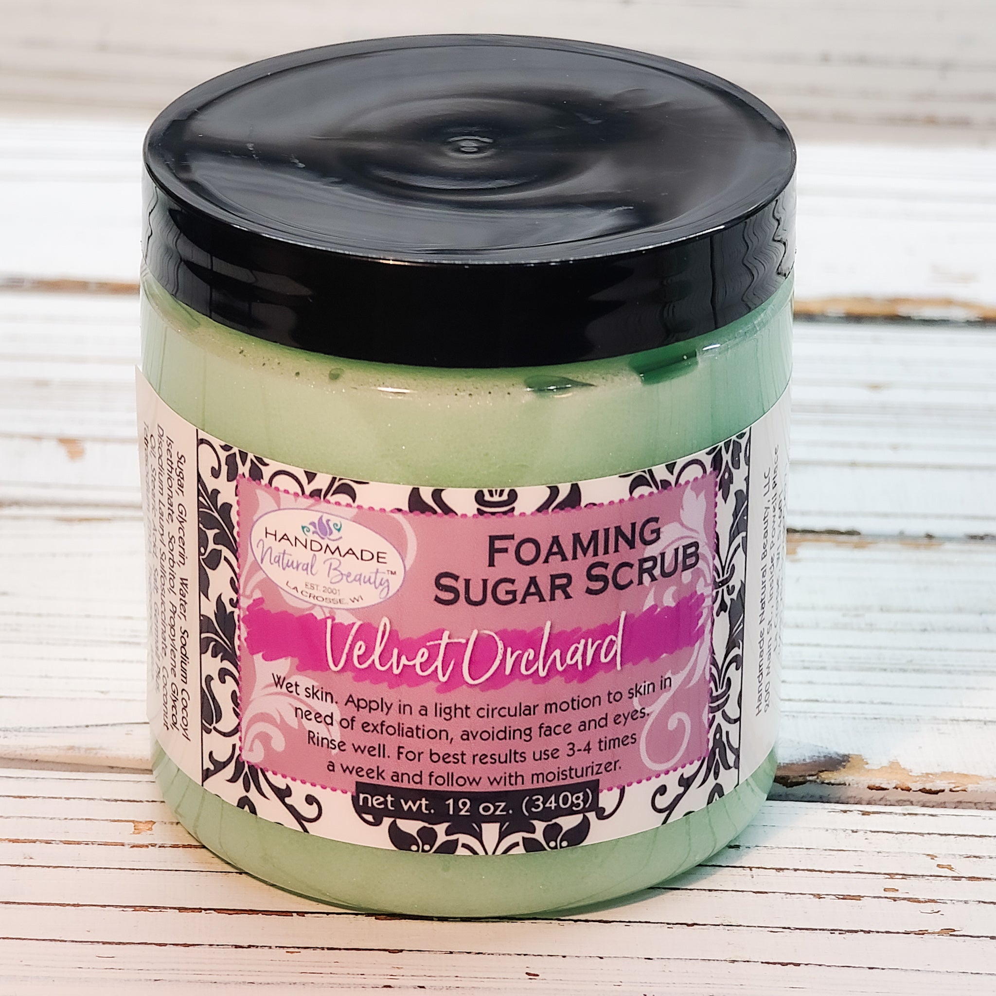 Foaming Sugar Scrub | Velvet Orchard