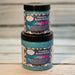 Two containers of Galaxy Foaming Sugar Scrub by Handmade Natural Beauty