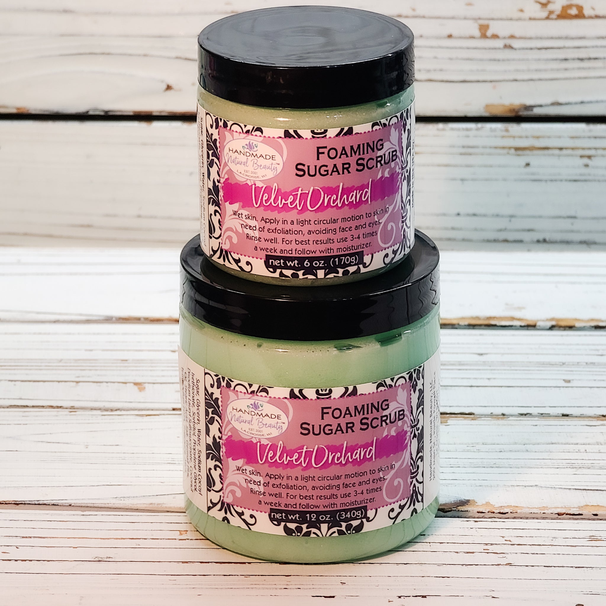 Foaming Sugar Scrub | Velvet Orchard