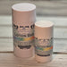 Crystal Energy Two lotion bars with labels on a wooden surface