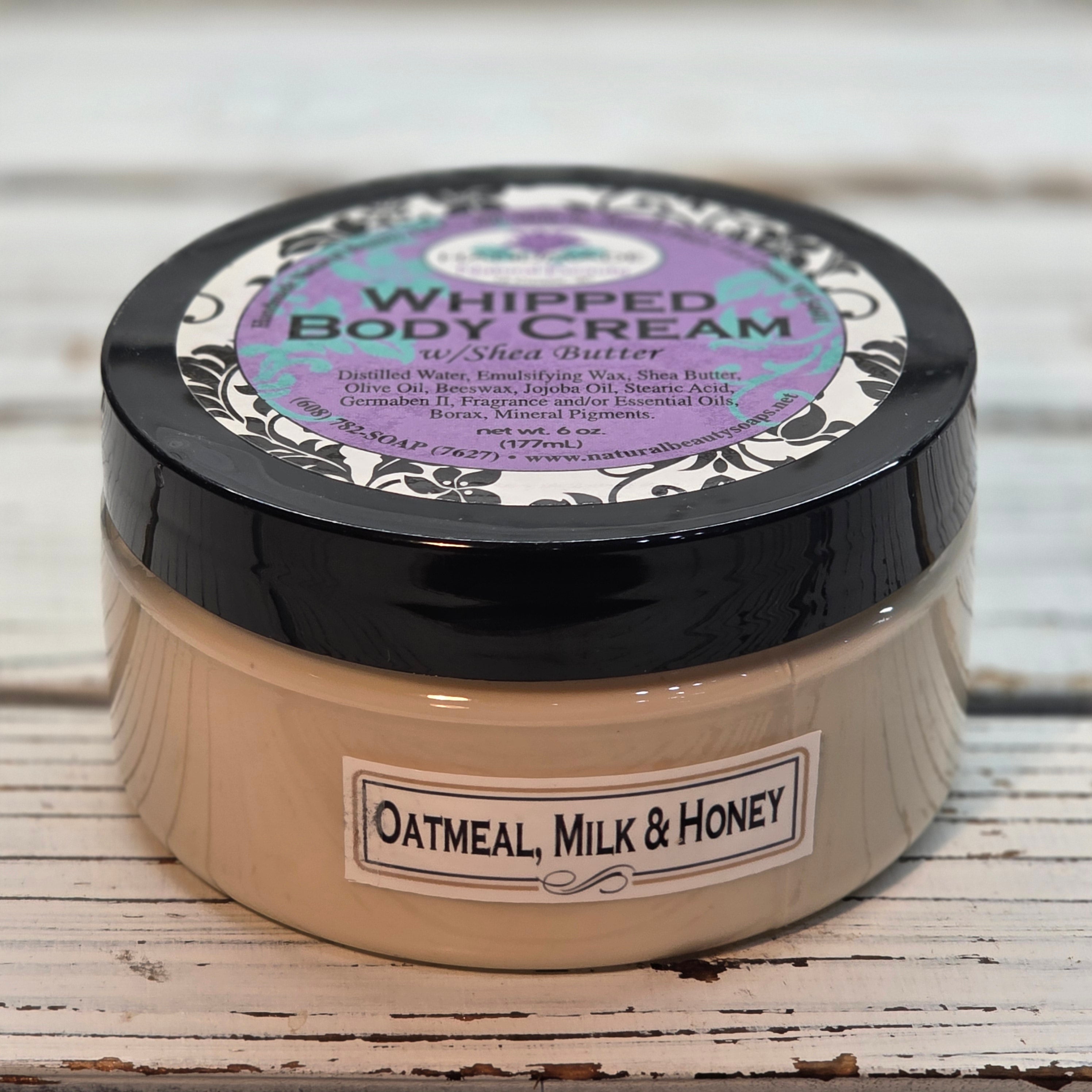 Shea Butter Whipped Body Cream | Oatmeal Milk & Honey