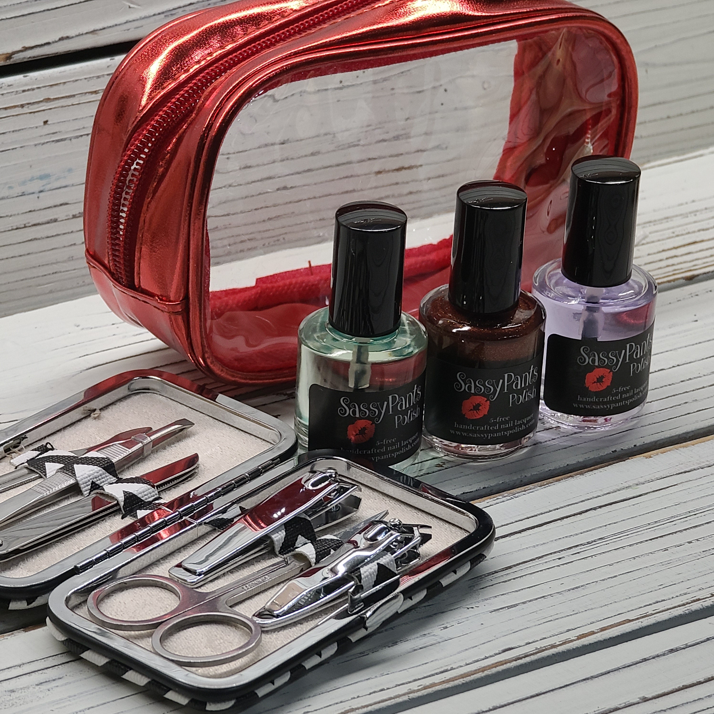 Sassy Pants Polish Starter Gift Set - Red