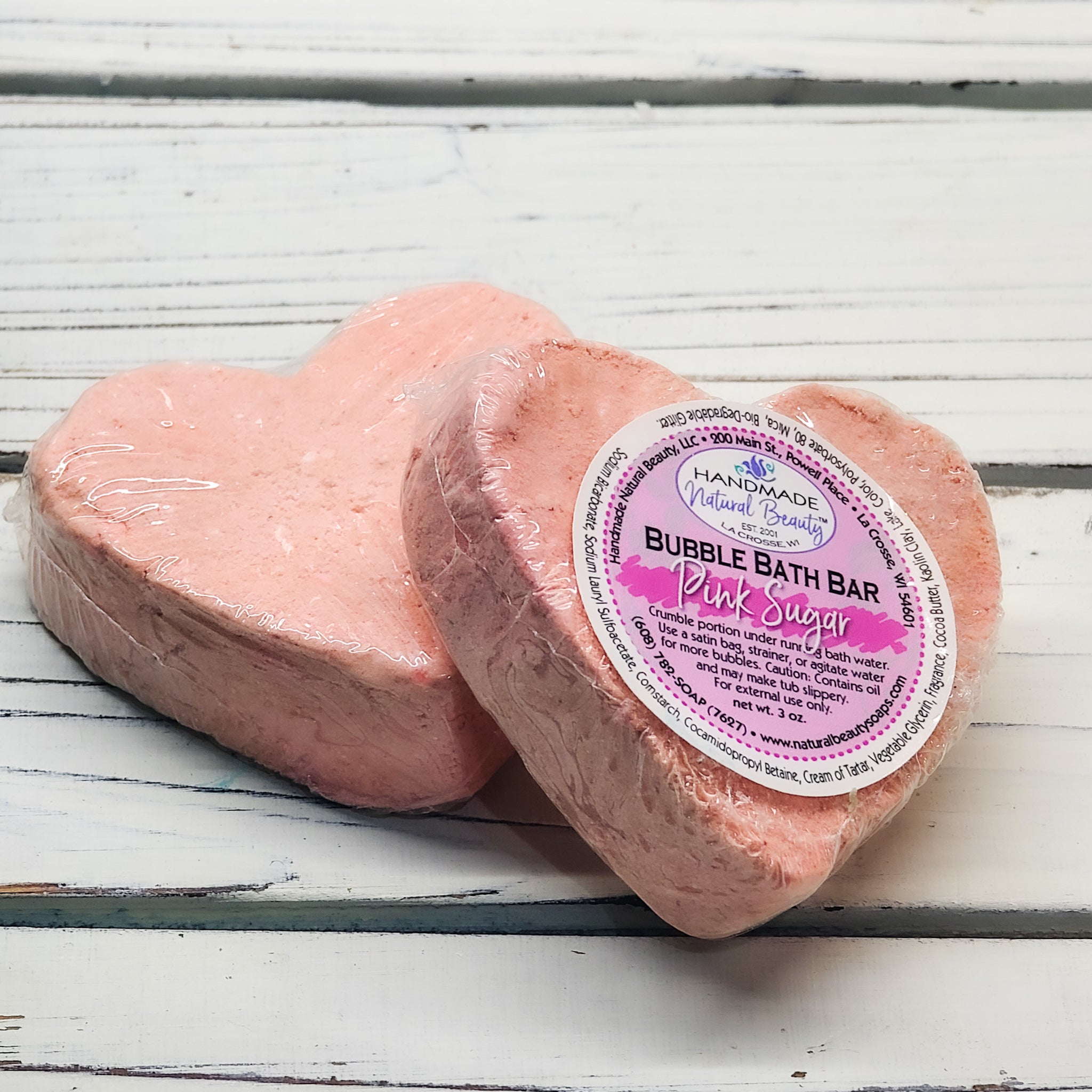 Heart Shaped Bubble Bath Bars