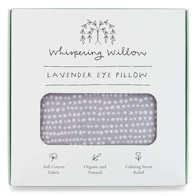 Lavender Eye Pillow in Tranquil Gray cotton
