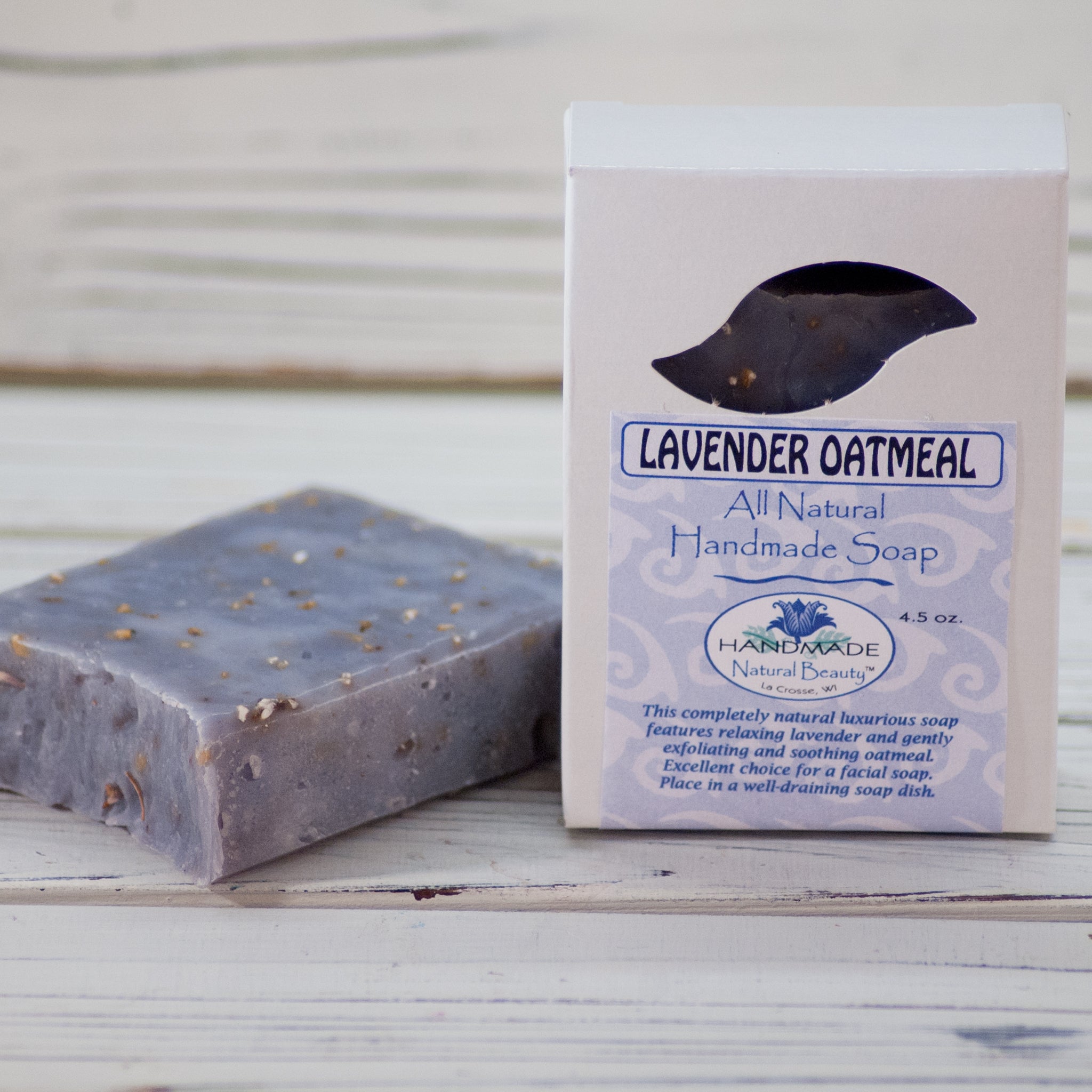 100% Natural Soap | Lavender Oatmeal Soap