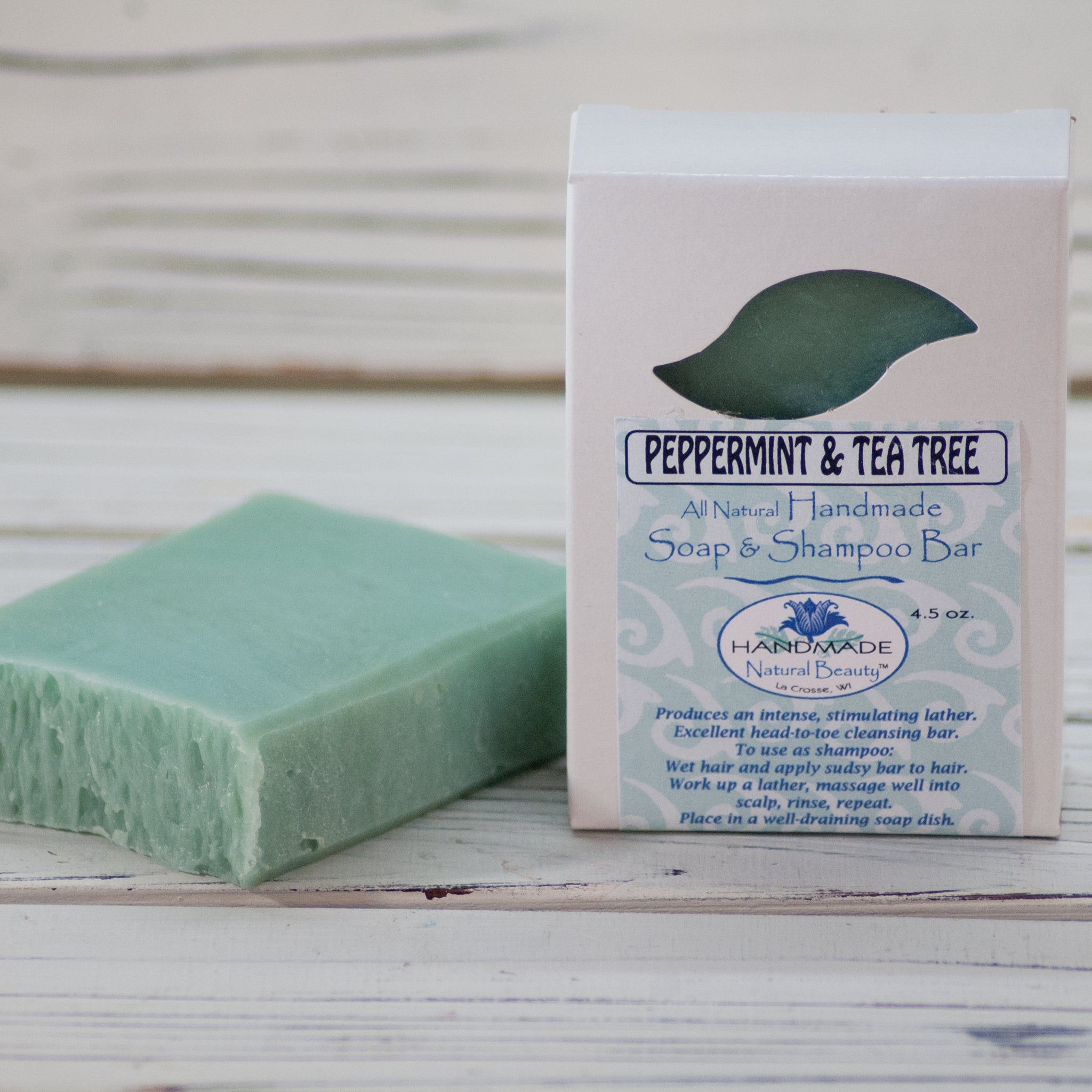 100% Natural Soap | Tea Tree Oil Soap & Shampoo Bar