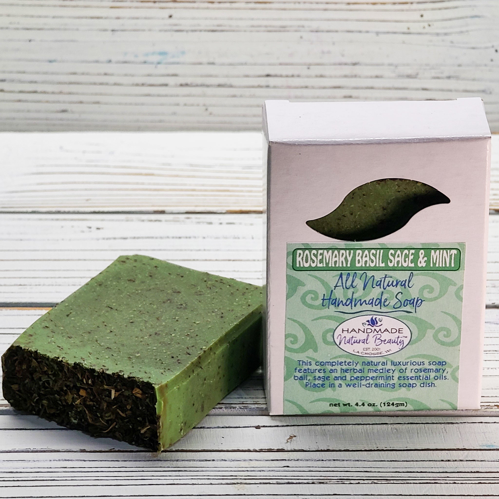 100% Natural Soap | Rosemary Basil Sage & Mint Soap
