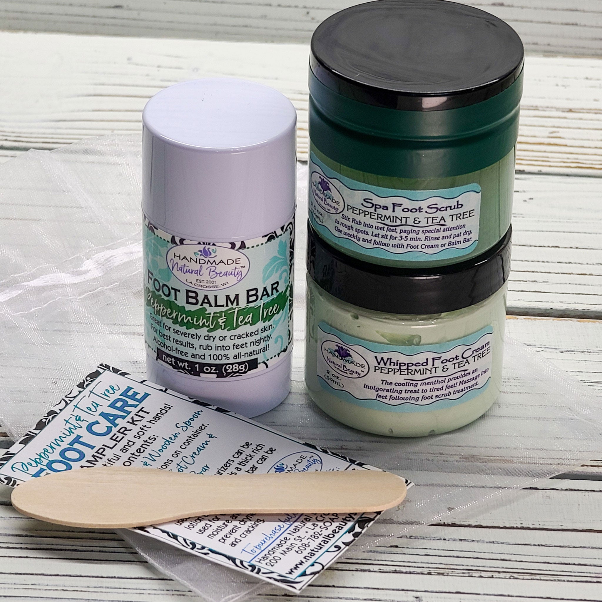 Natural Foot Care | Spa Foot Care Sampler Kit