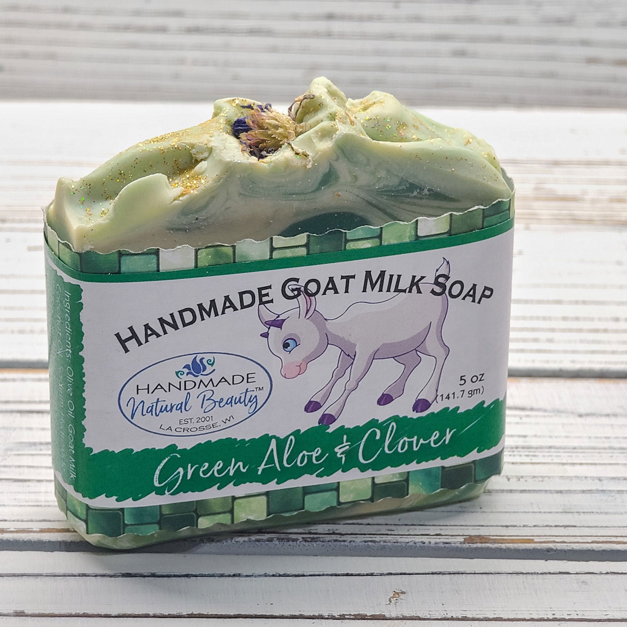 Goat Milk Soap | Green Aloe & Clover