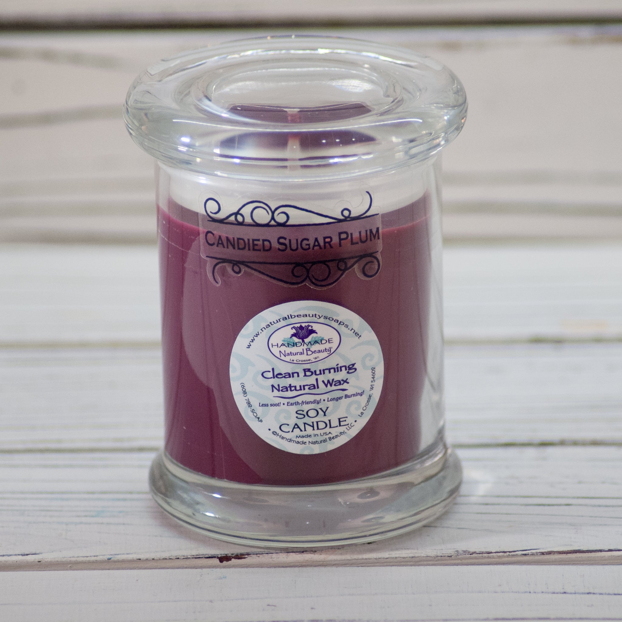 Handmade Soy Candles, 8 oz. Status Jar Candles
