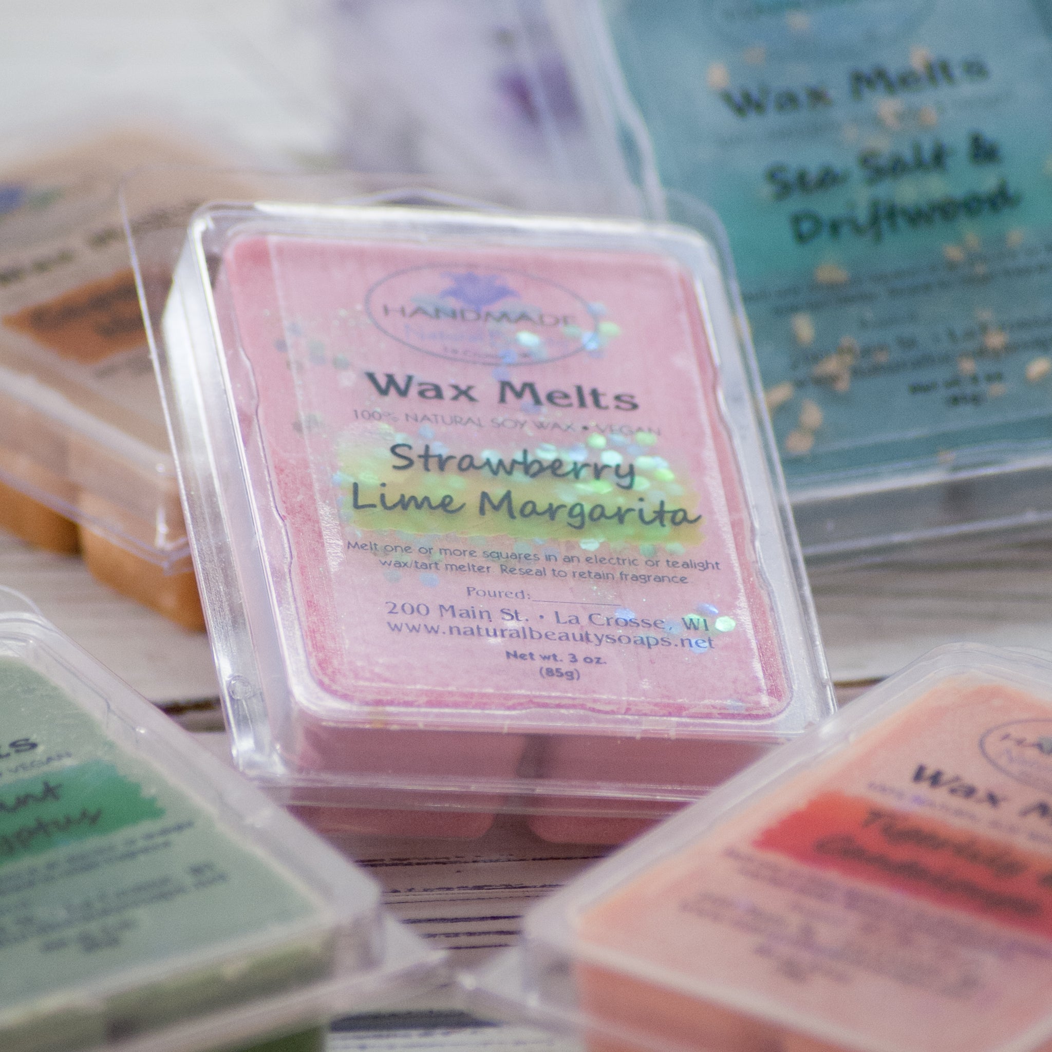 Mint & Eucalyptus Scented Soy Wax Clamshell Melt Tarts – 2+ Weeks Of Fragrance – USA Made
