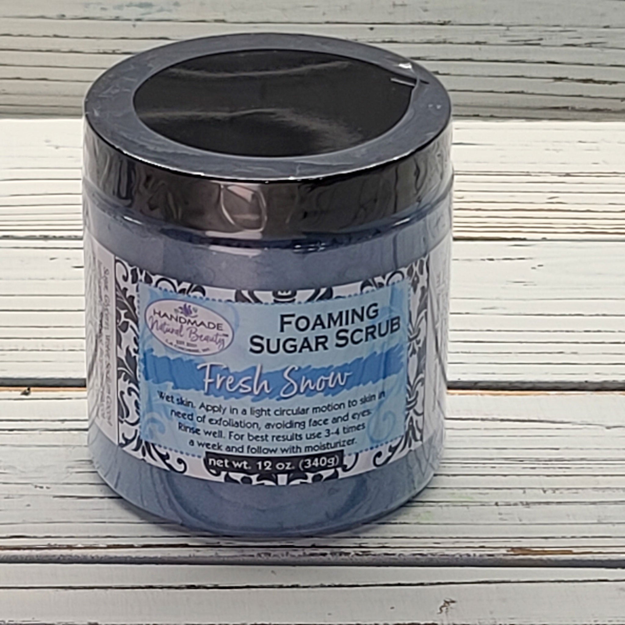 Foaming Sugar Scrub | Fresh Snow/Linen